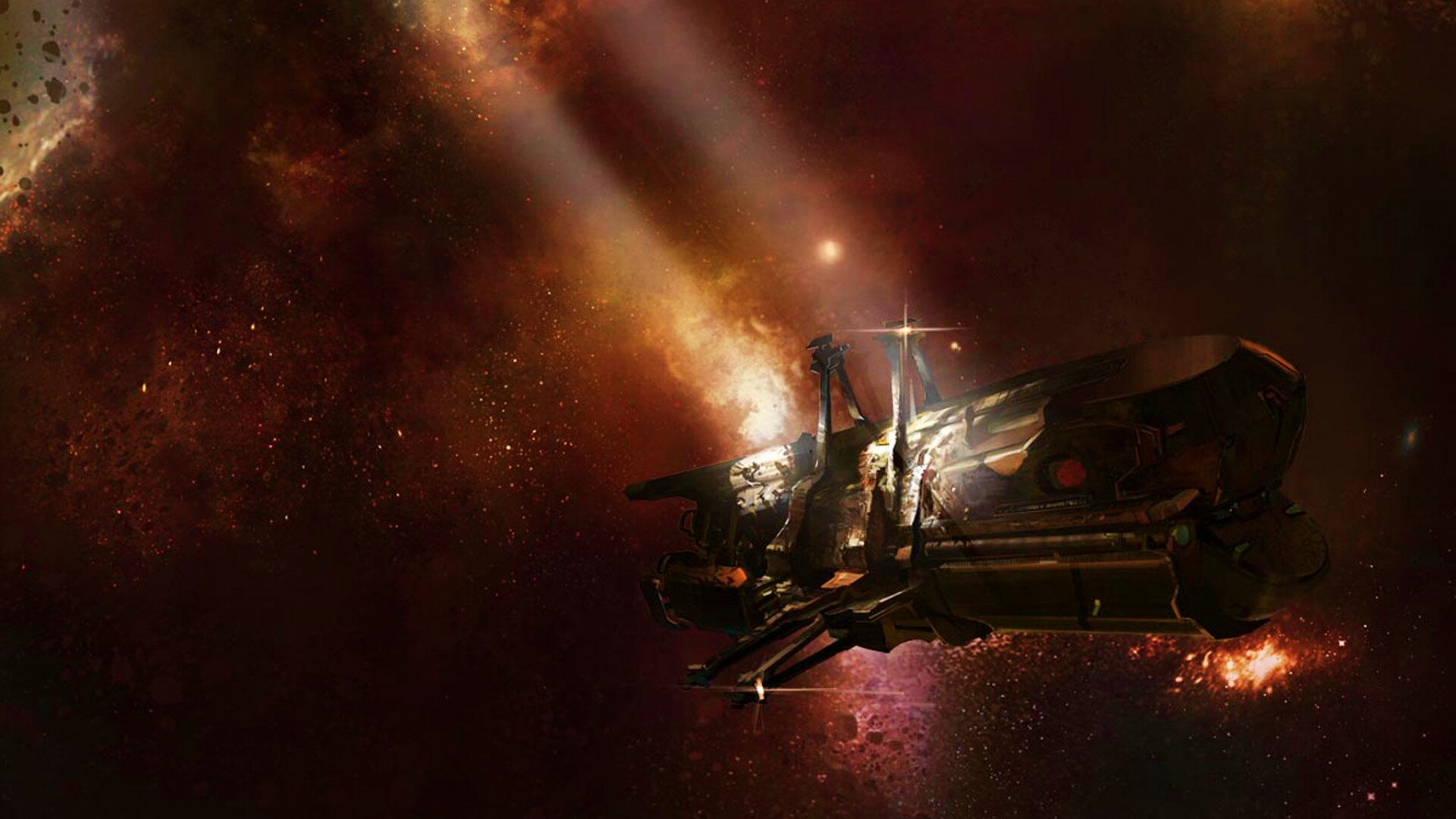 В космических глубинах обои