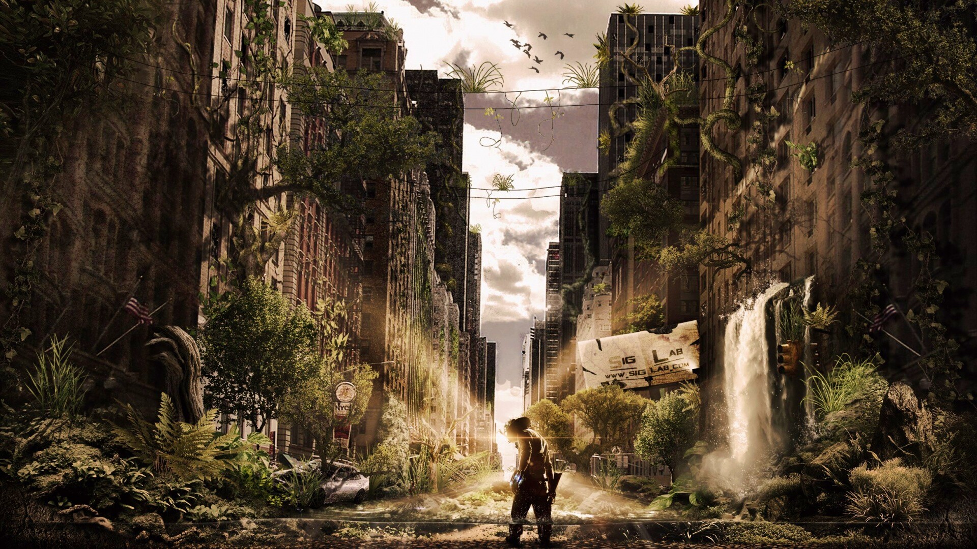 Постапокалиптический мир обои