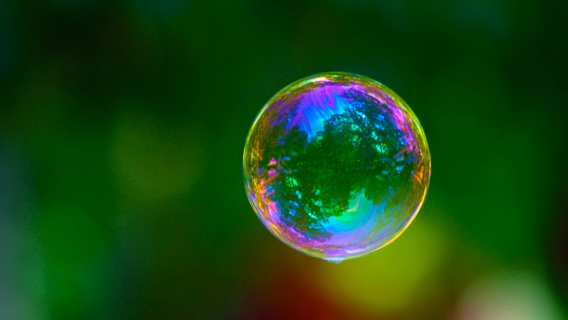 Мыльный пузырь обои
