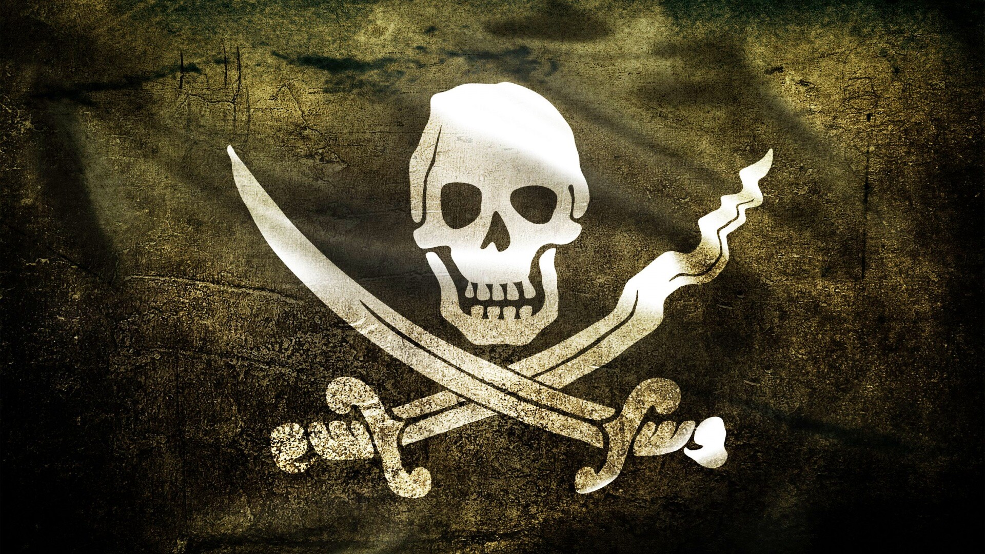 Пиратский флаг обои