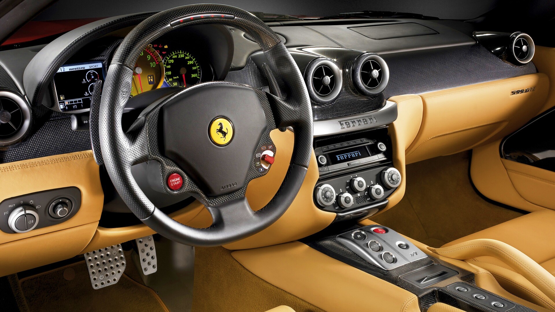 Салон феррари обои