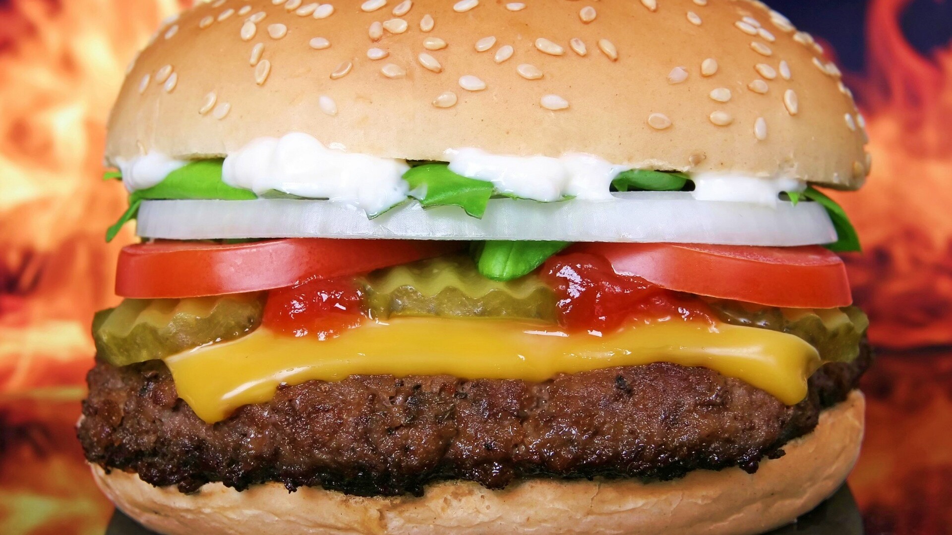 Чизбургер обои