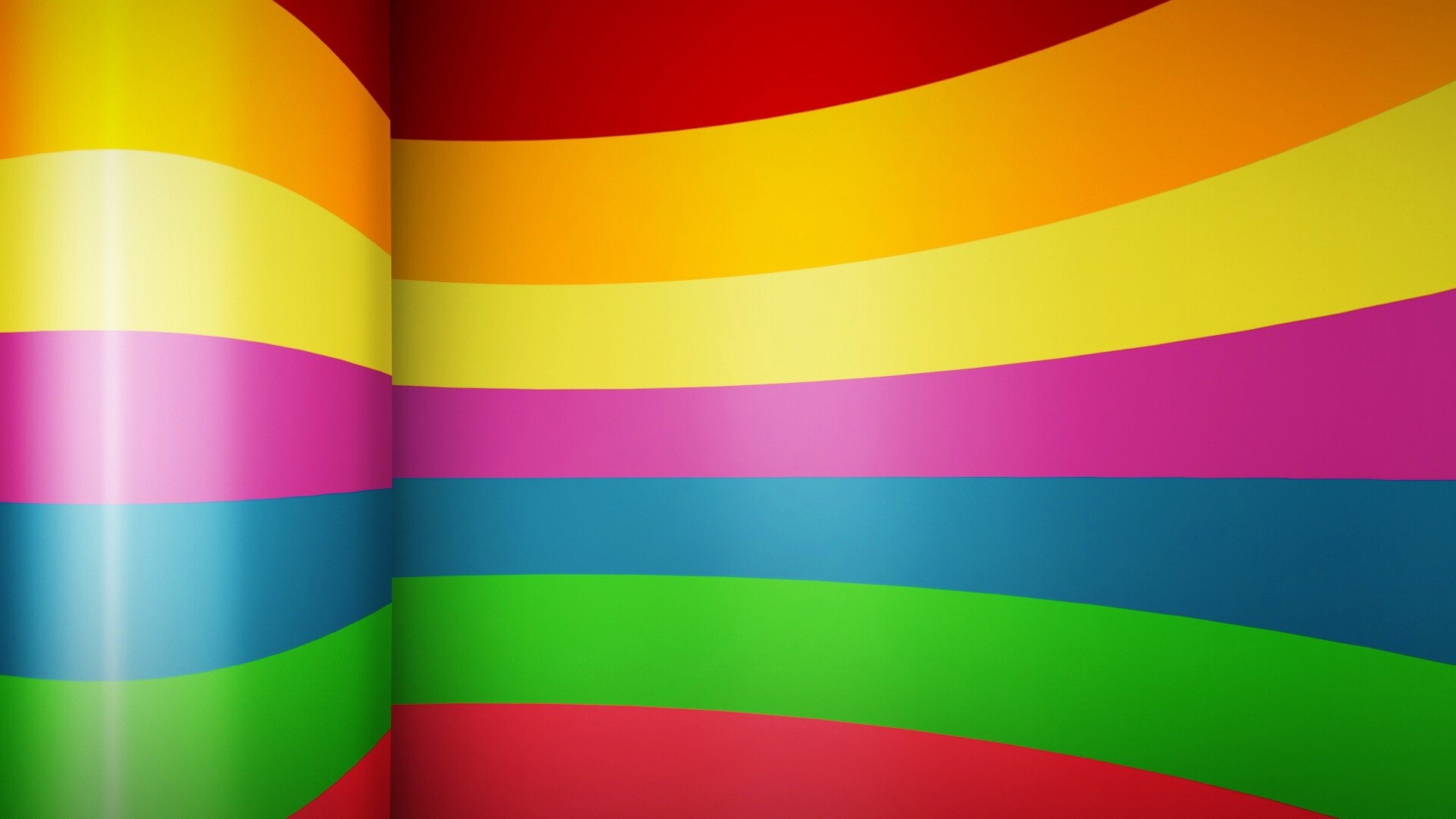 Радужные полосы обои