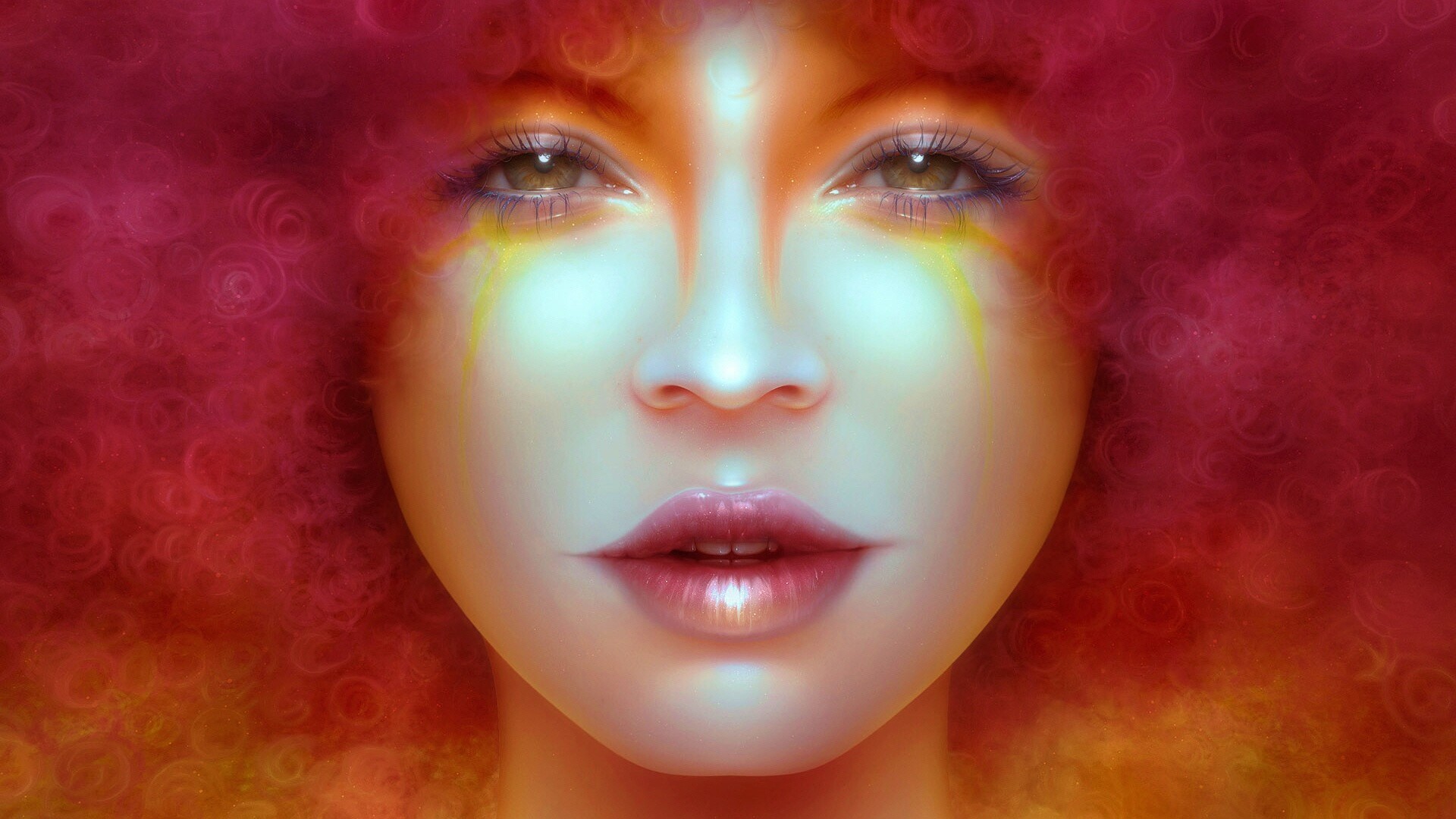 Карамельное личико обои