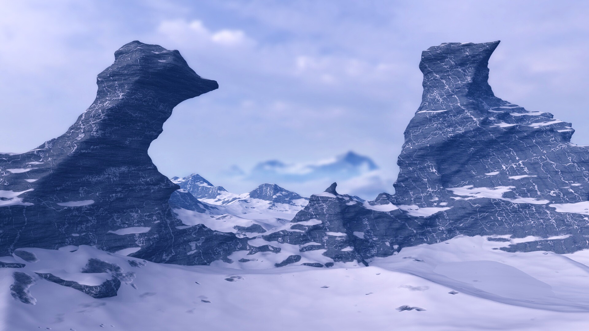 Ледяной мир обои