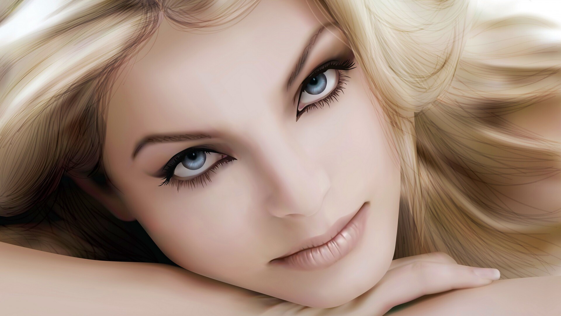 Девушка в векторе обои