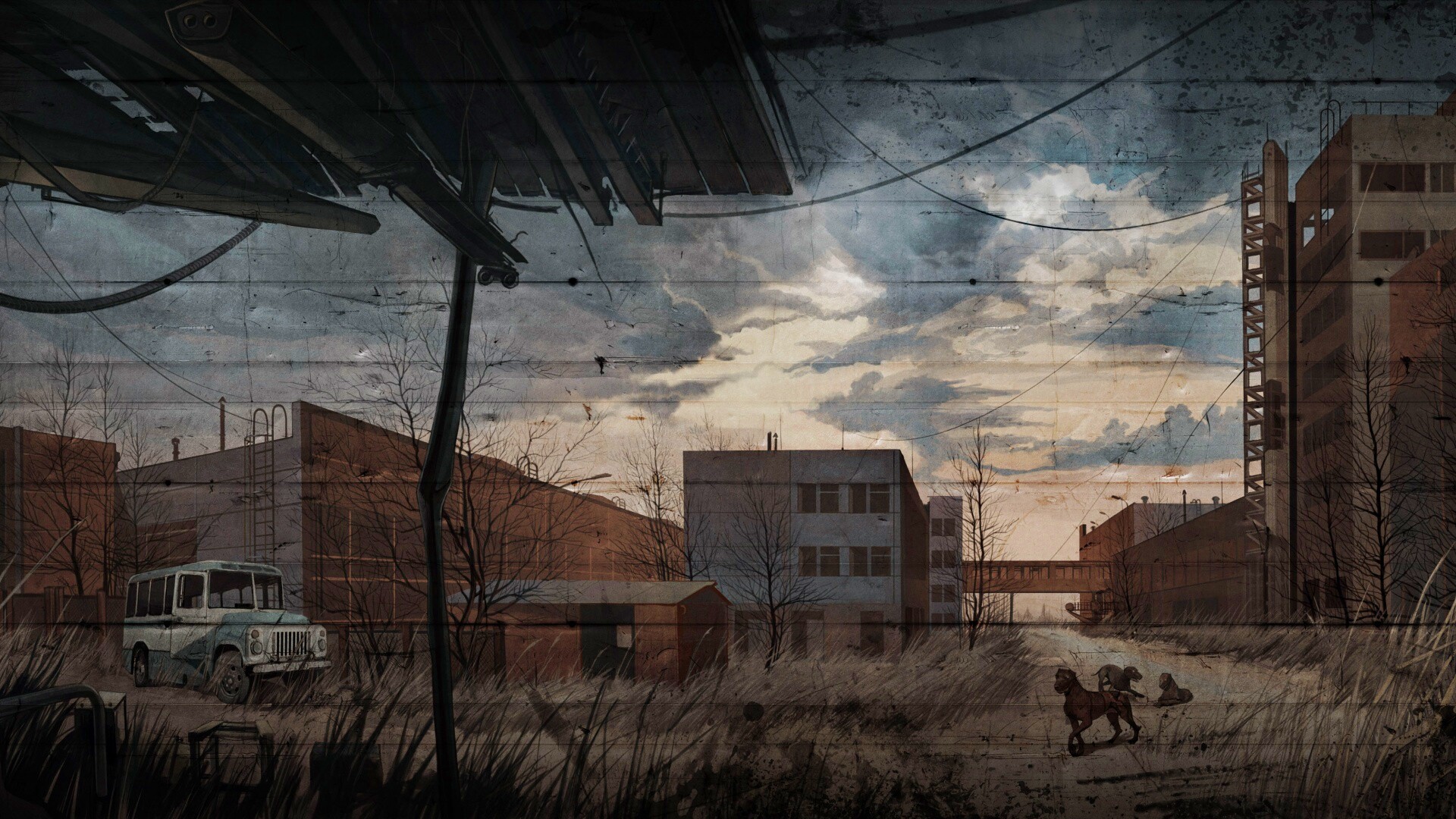 Припять из сталкера обои