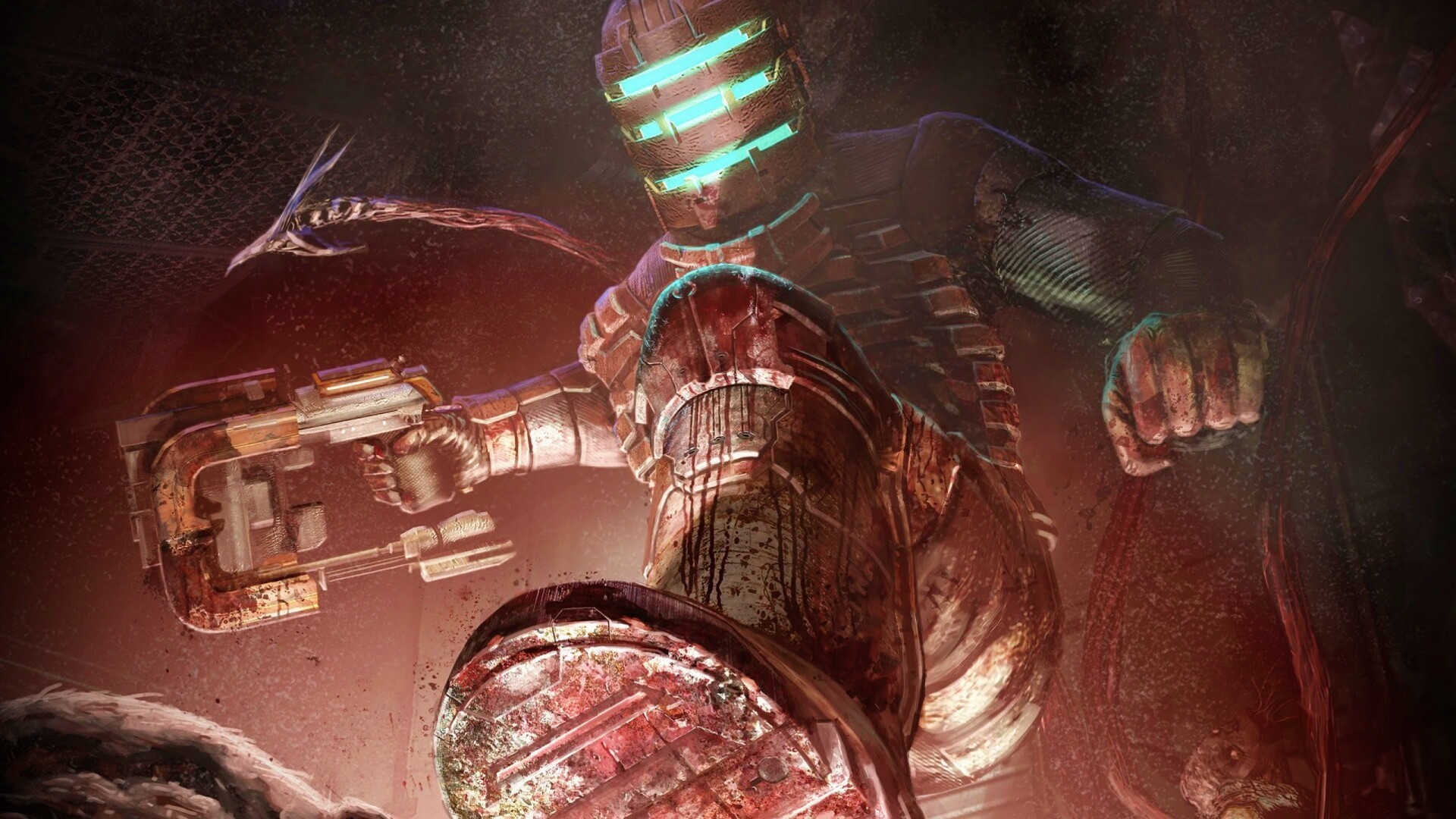 Айзек топчет монстра обои