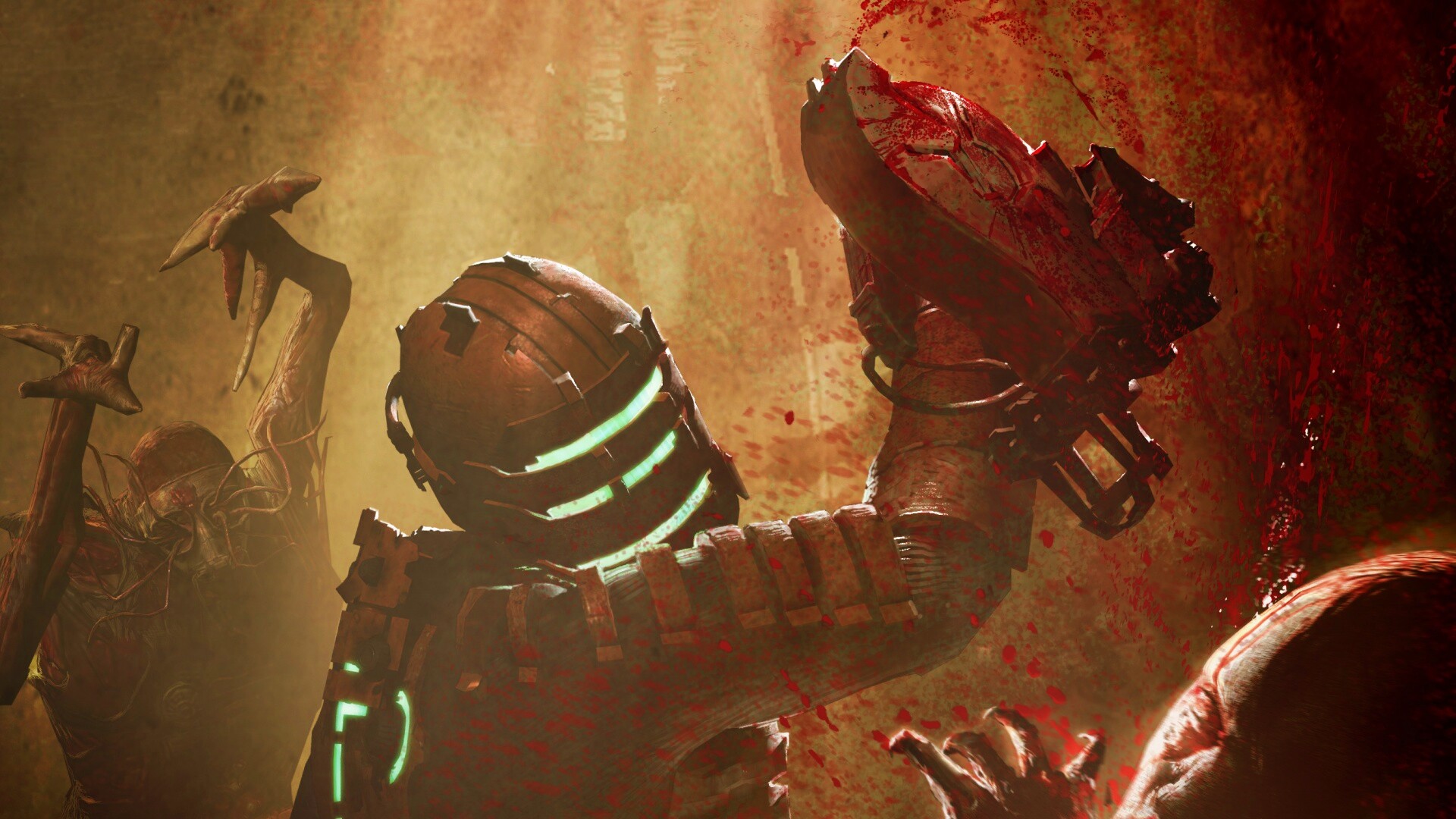 Айзек Кларк выпилил монстра обои