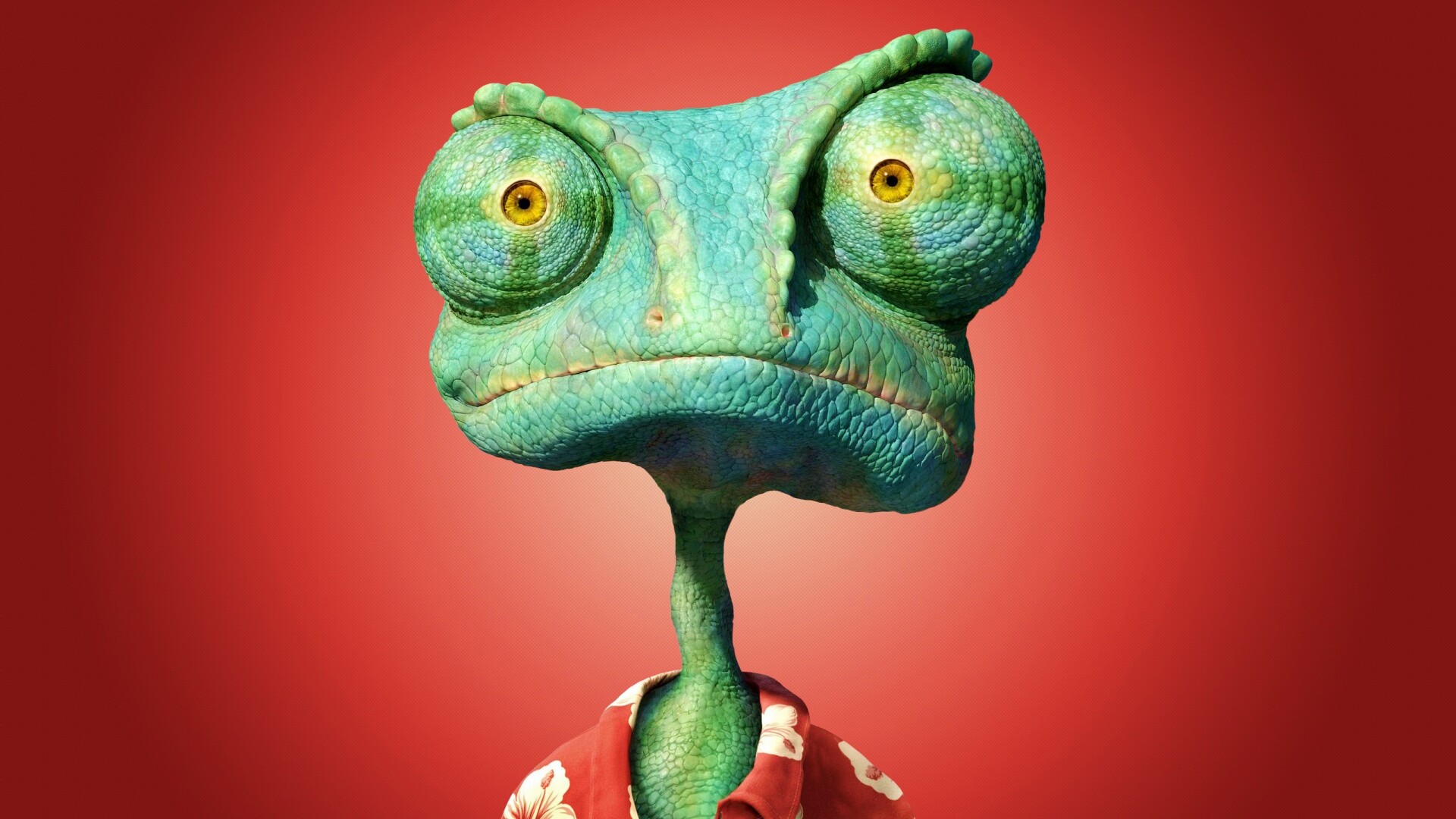 Ранго на красном фоне обои