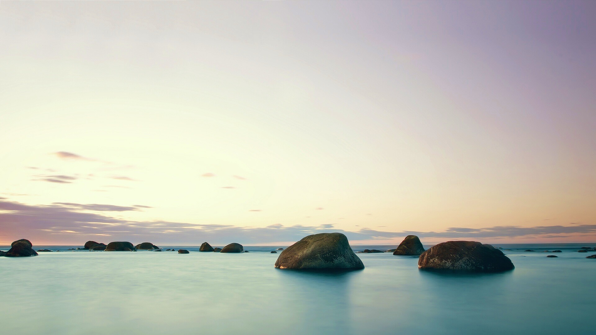 Небо и вода обои