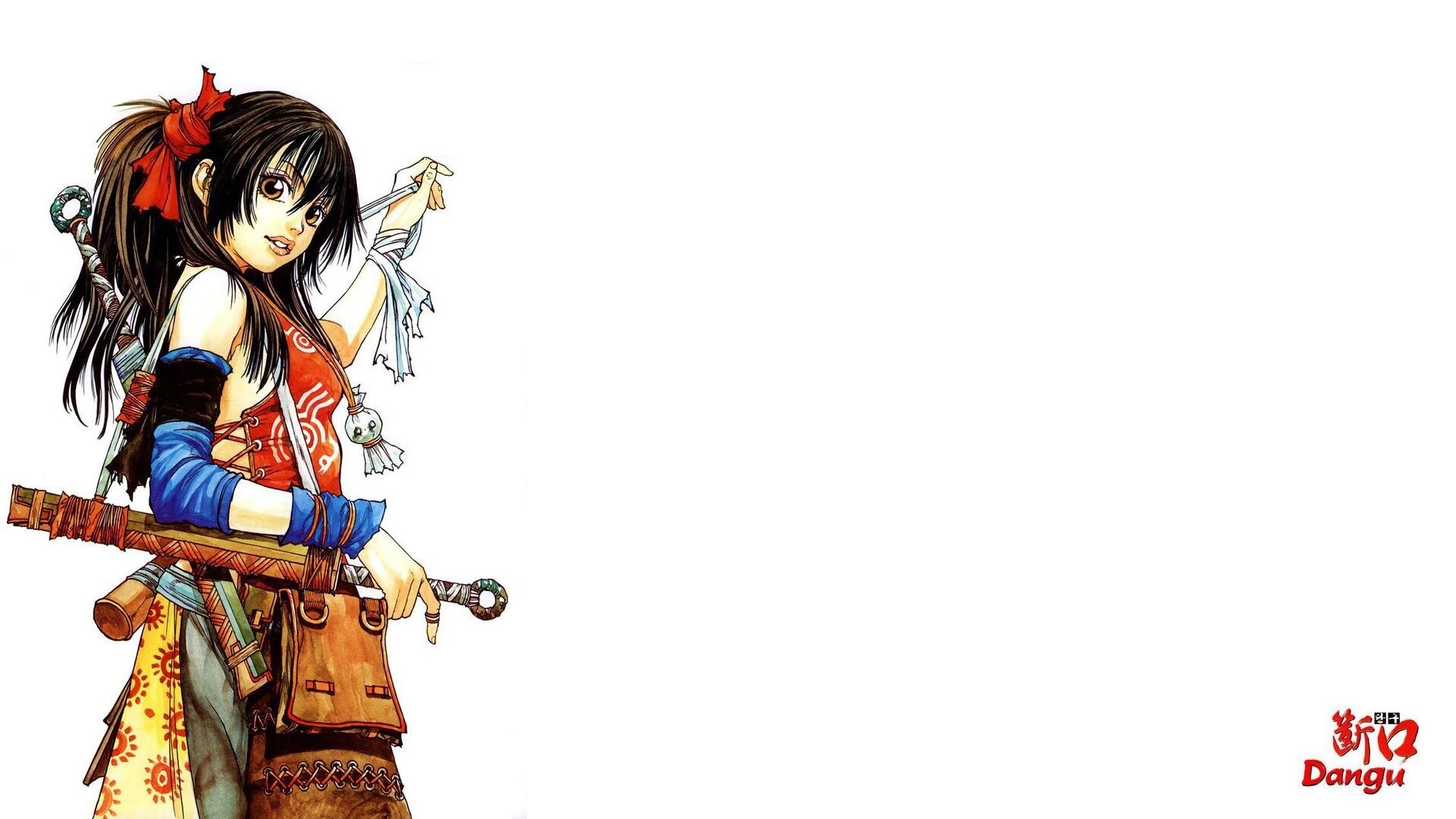 Девушка с мечом из Dangu обои