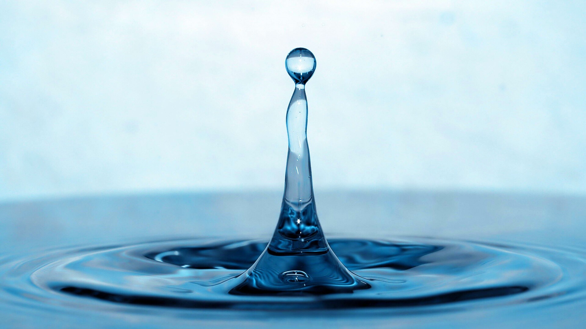 Падение капли обои