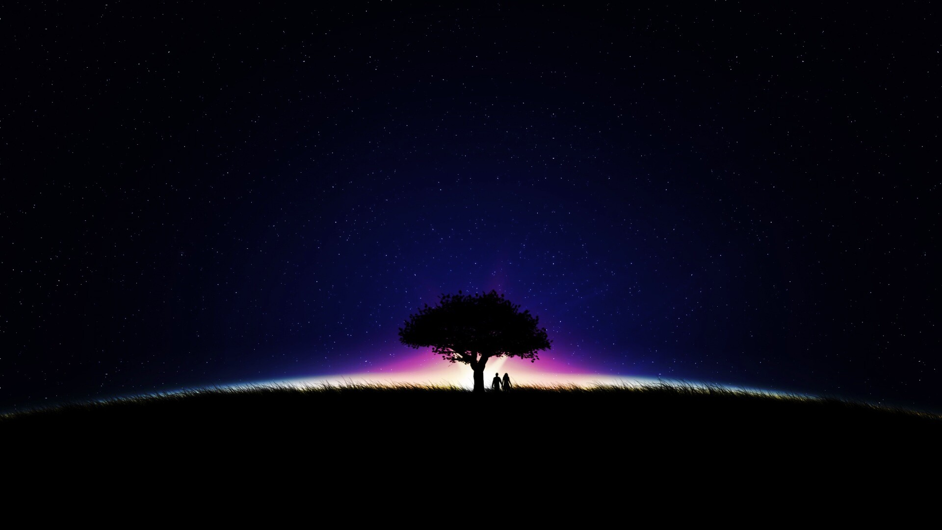 Звёздная ночь обои