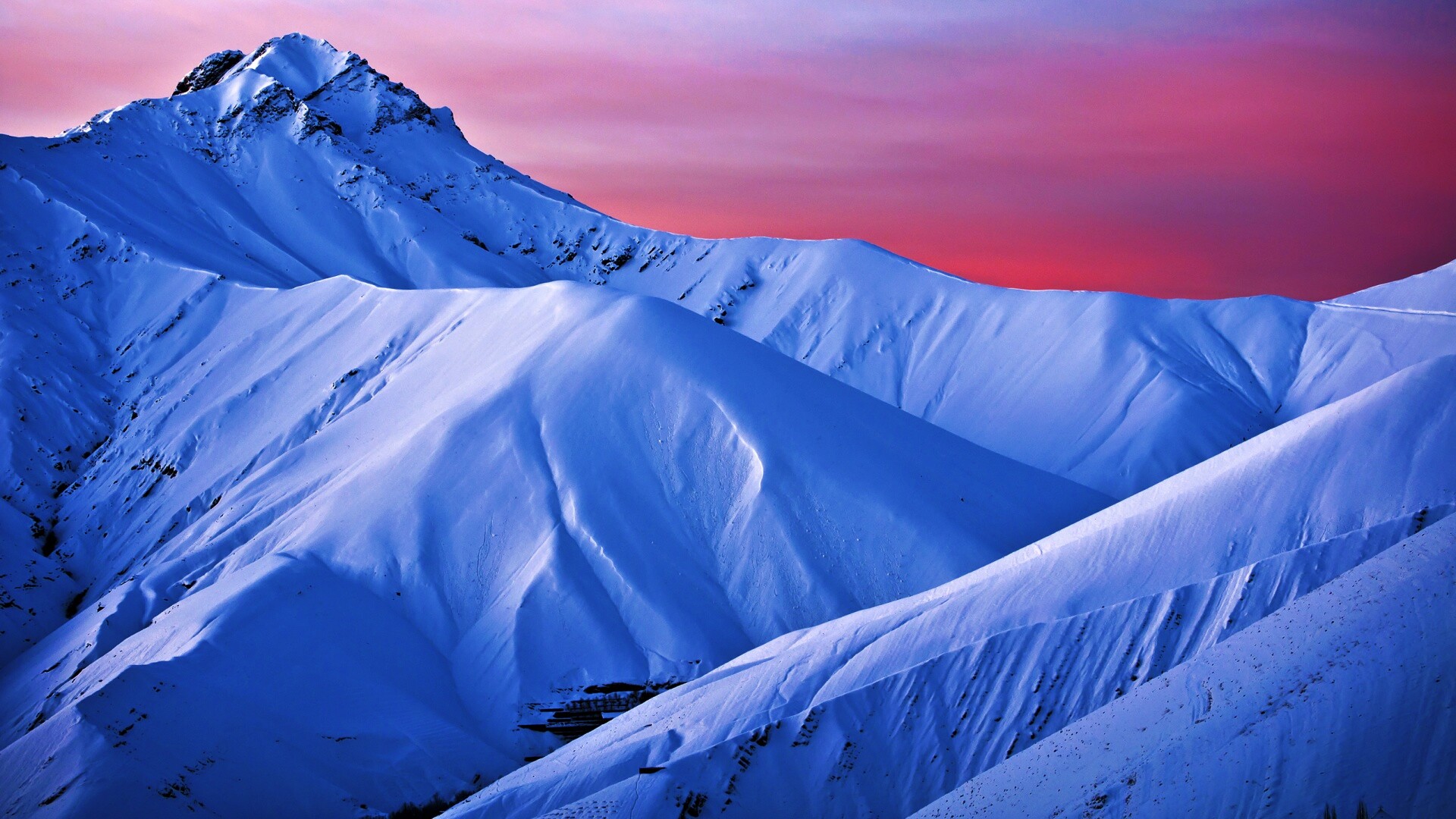 Снежные вершины обои