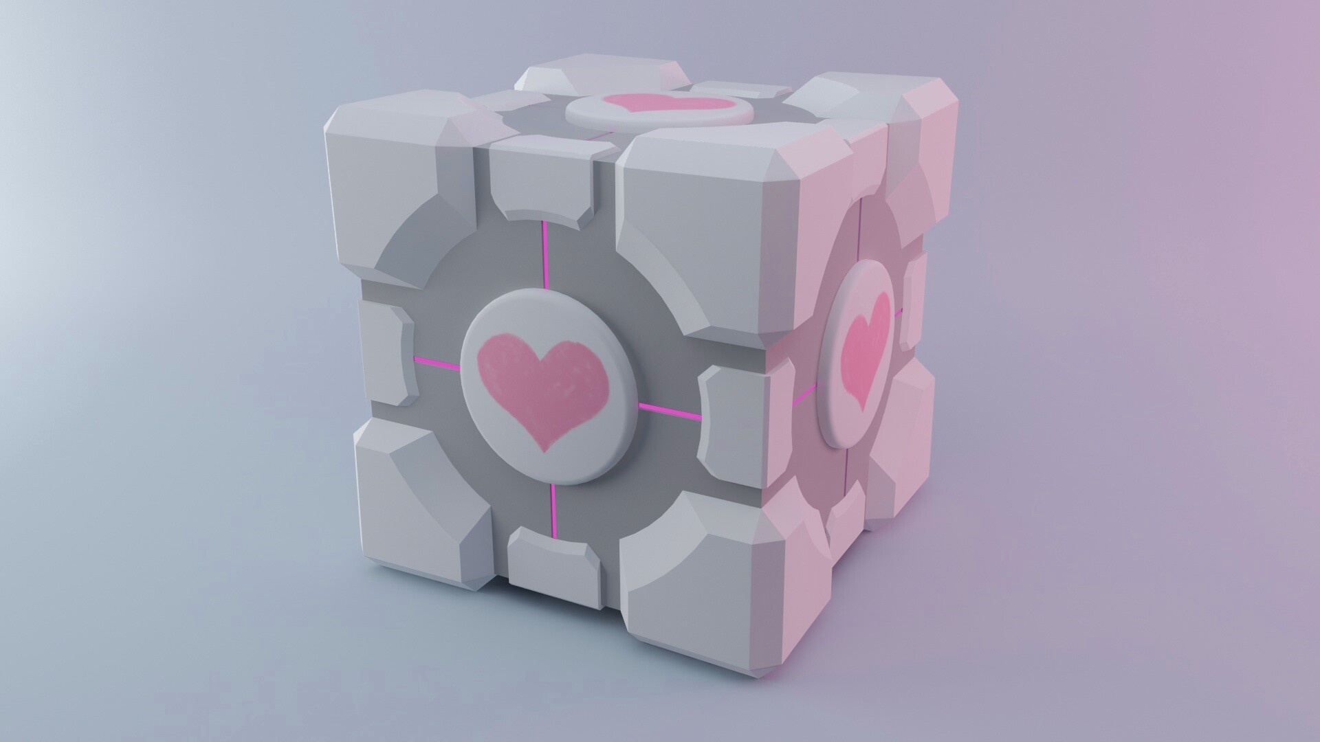 Взвешенный куб-компаньон обои