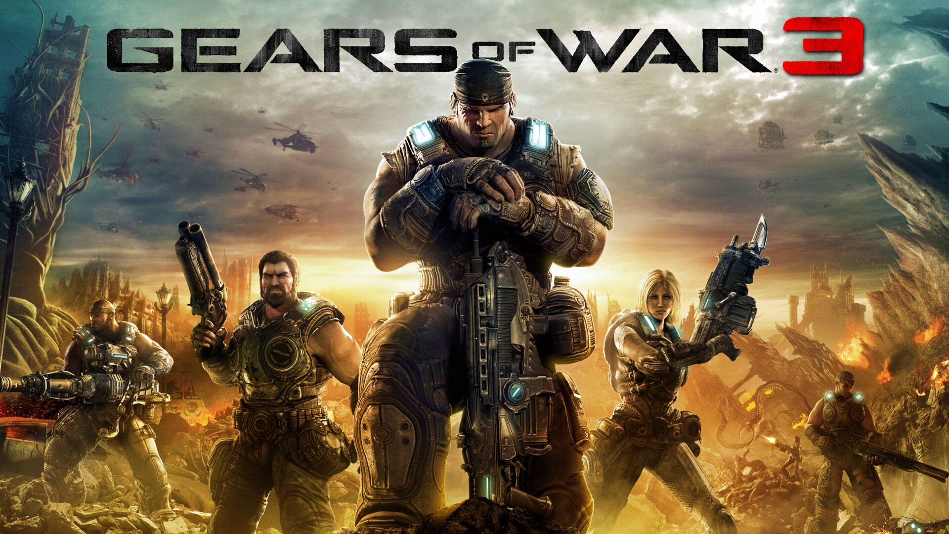 Gears of War 3 обои