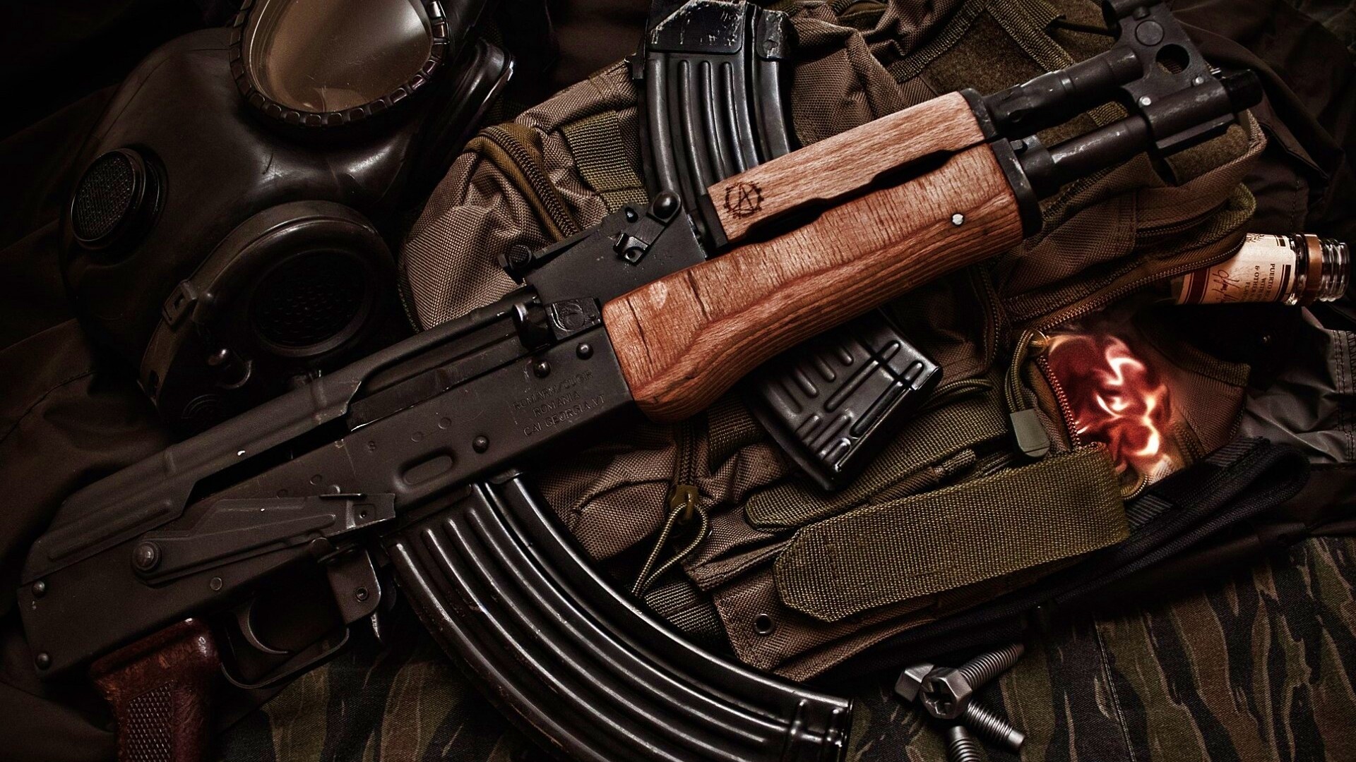 Автомат АК-47 обои