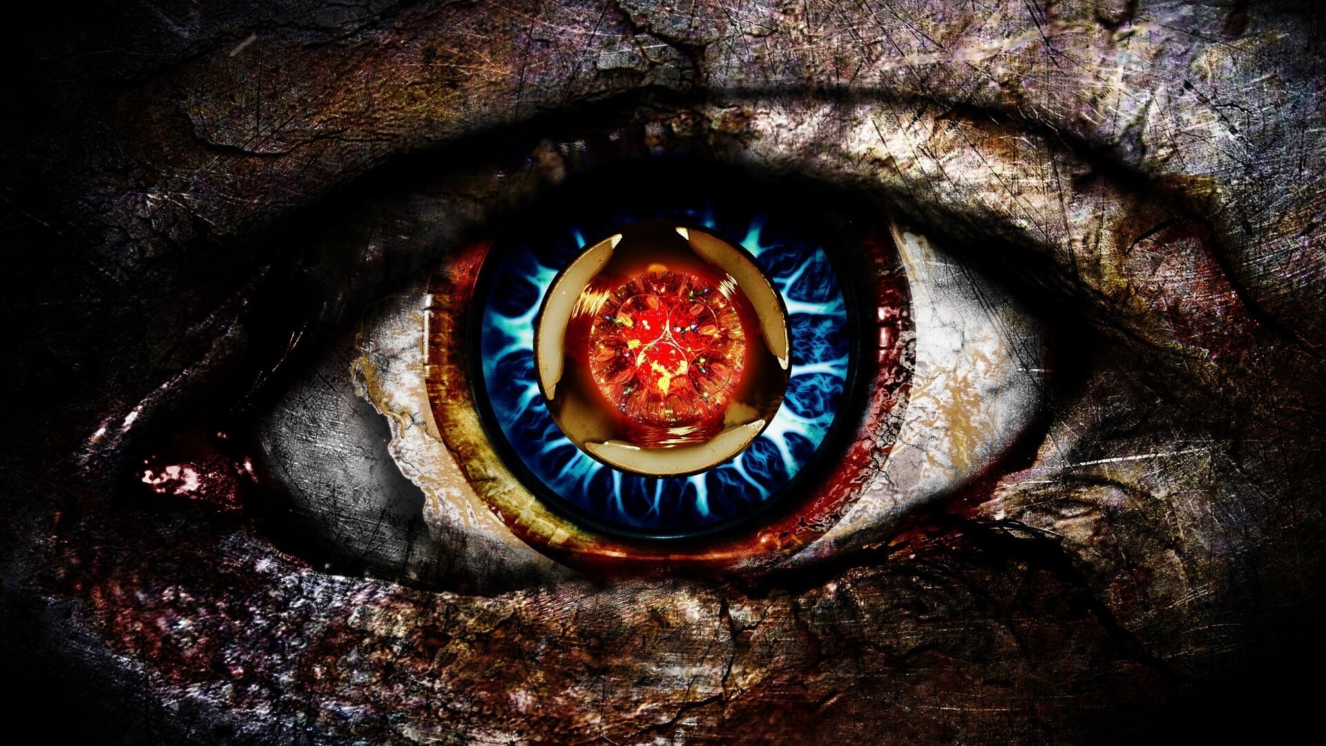 Каменный глаз обои