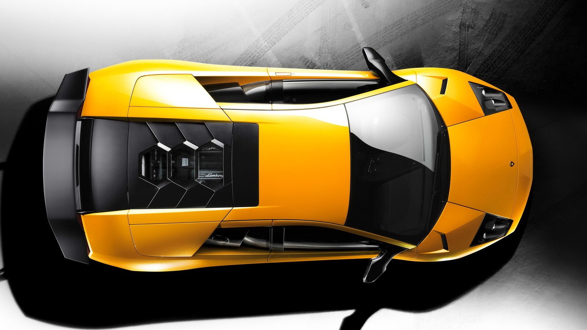 Ламборджини вид сверху обои