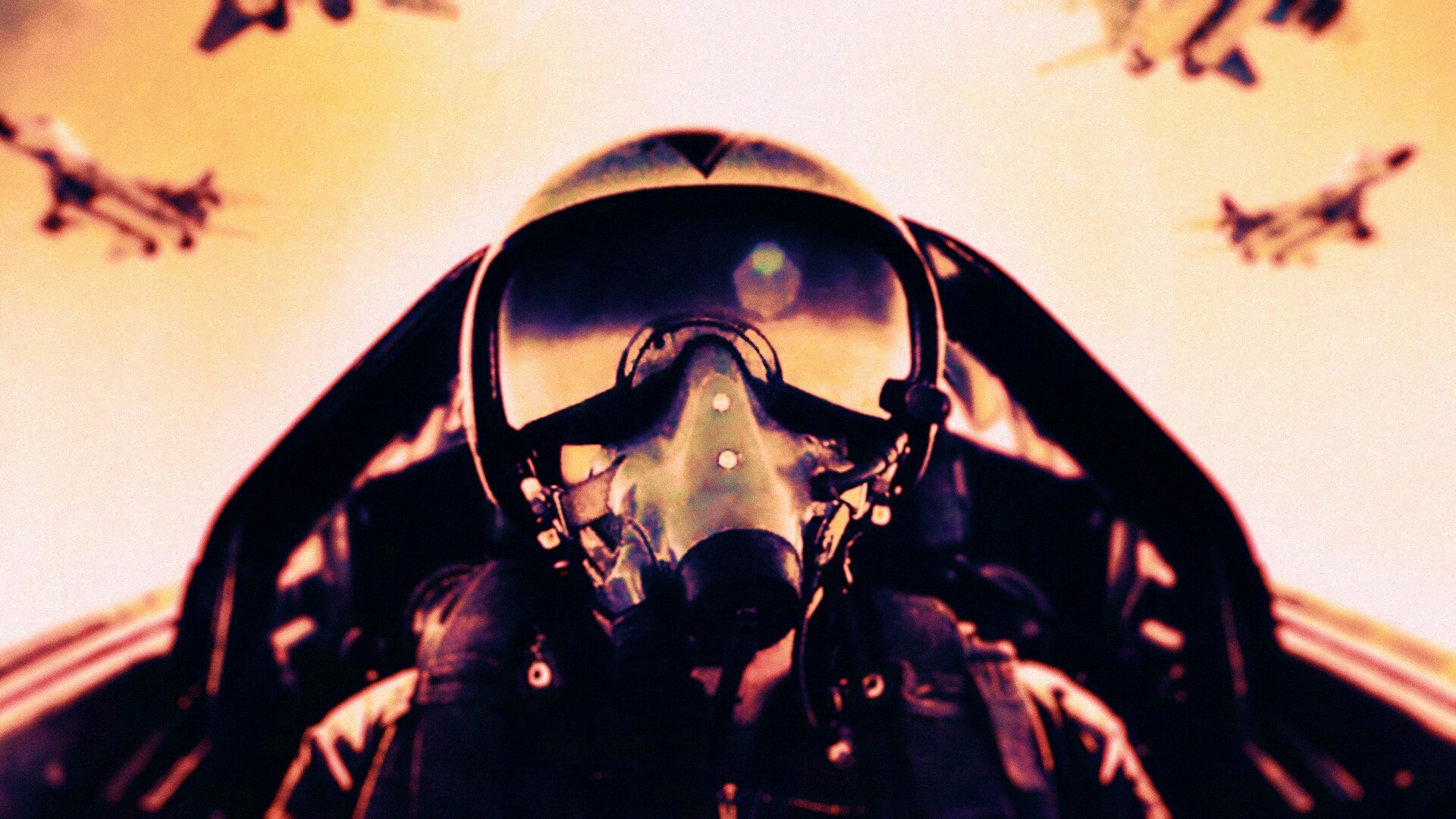 Пилот истребителя обои