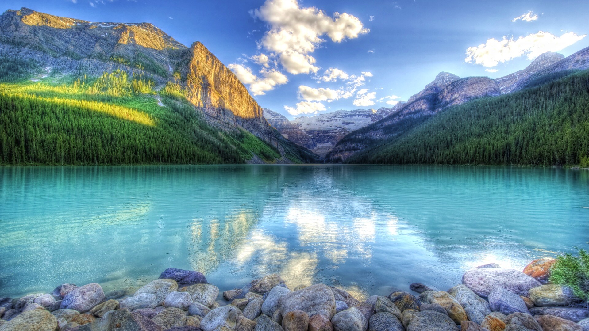 Горное озеро обои