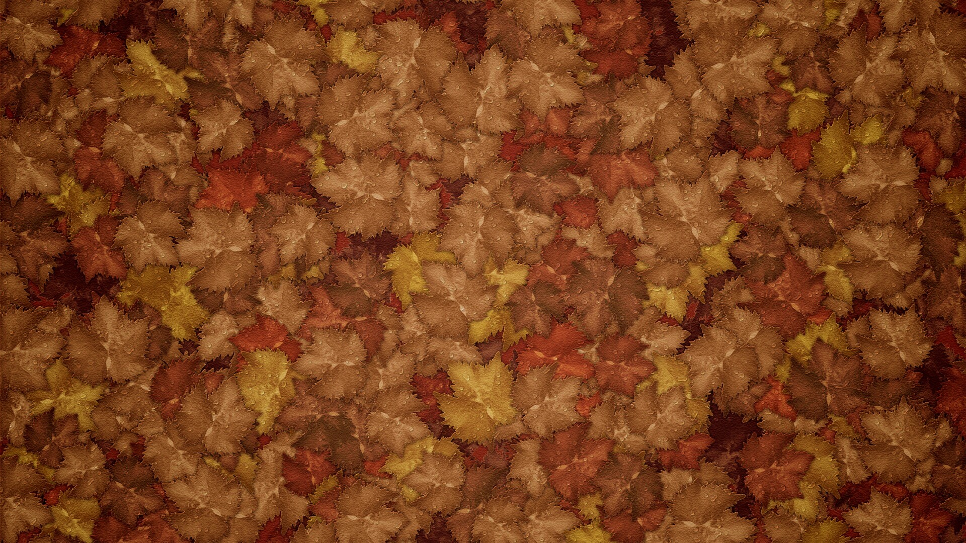 Осенние листья обои