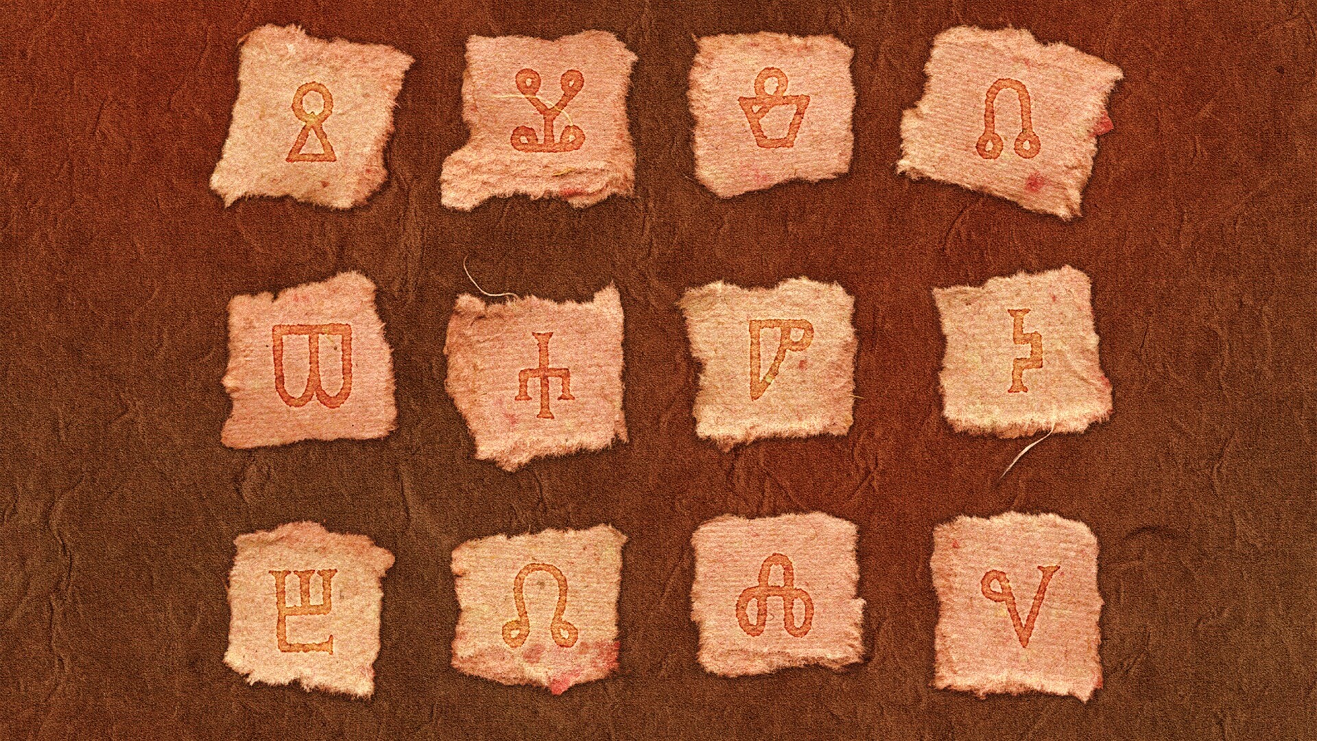 Бумажные символы обои