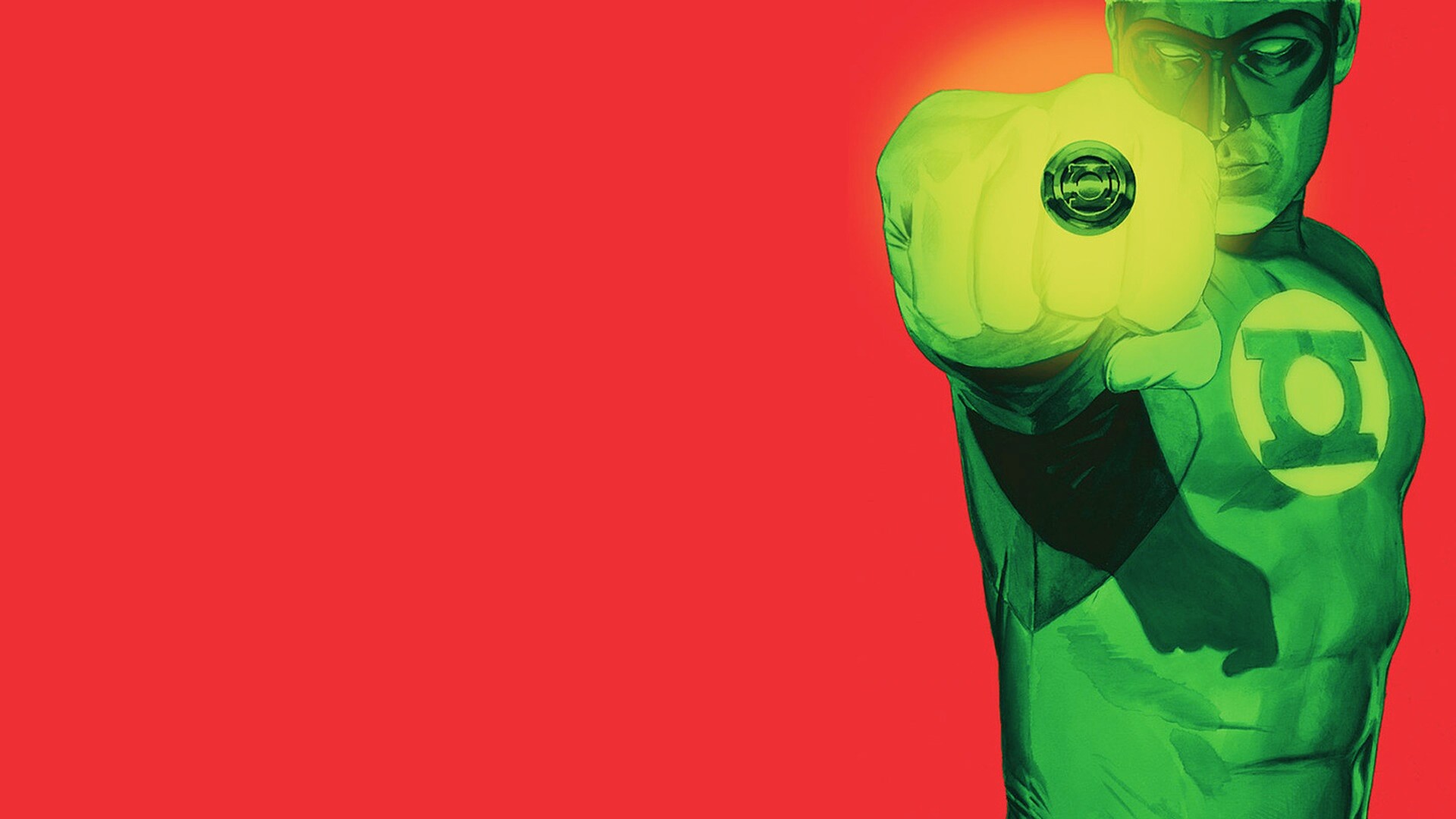 Зелёный фонарь рисунок обои