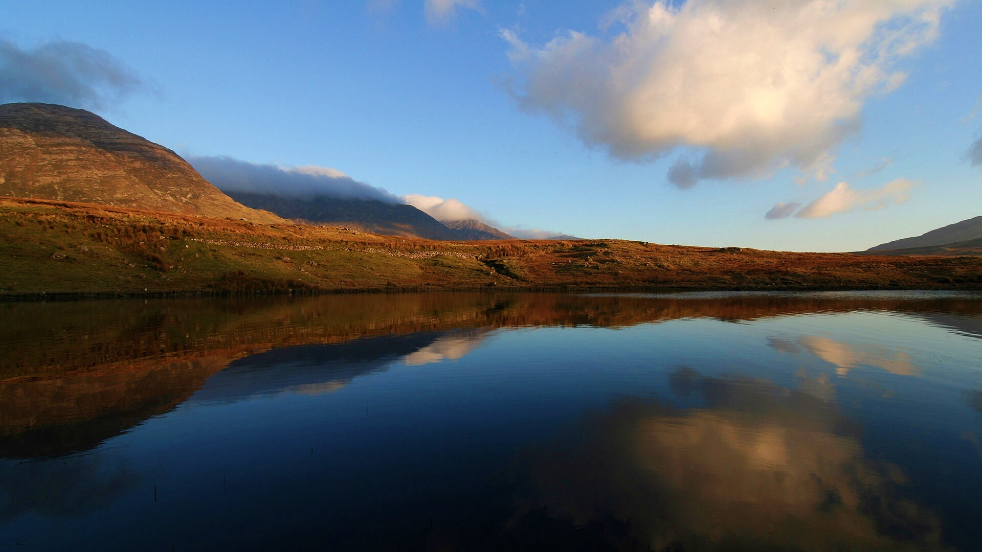 Зеркальное озеро обои