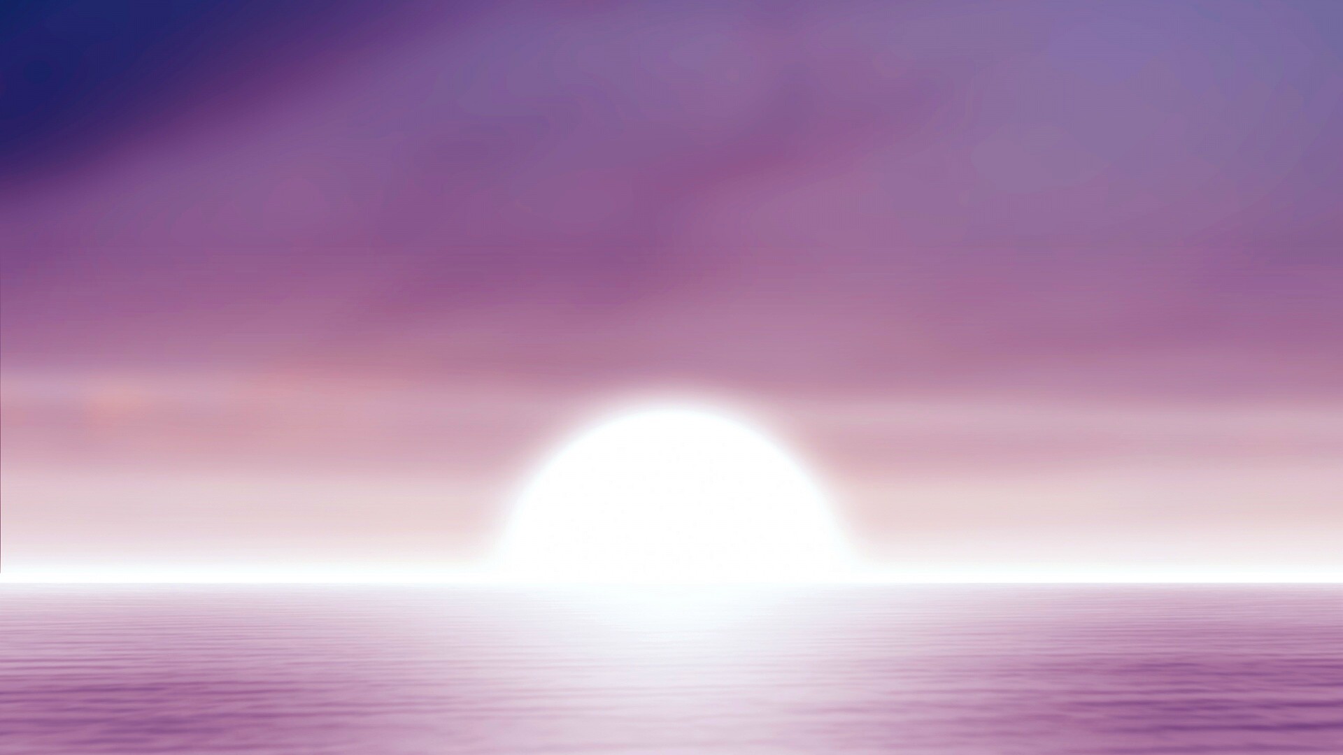 Нереальный закат обои