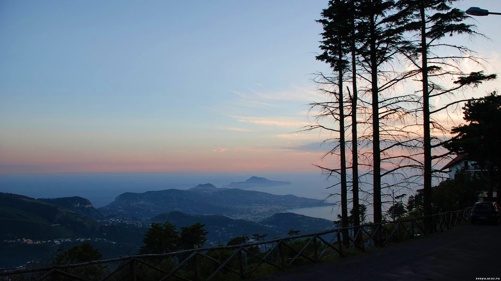 Вид на море обои