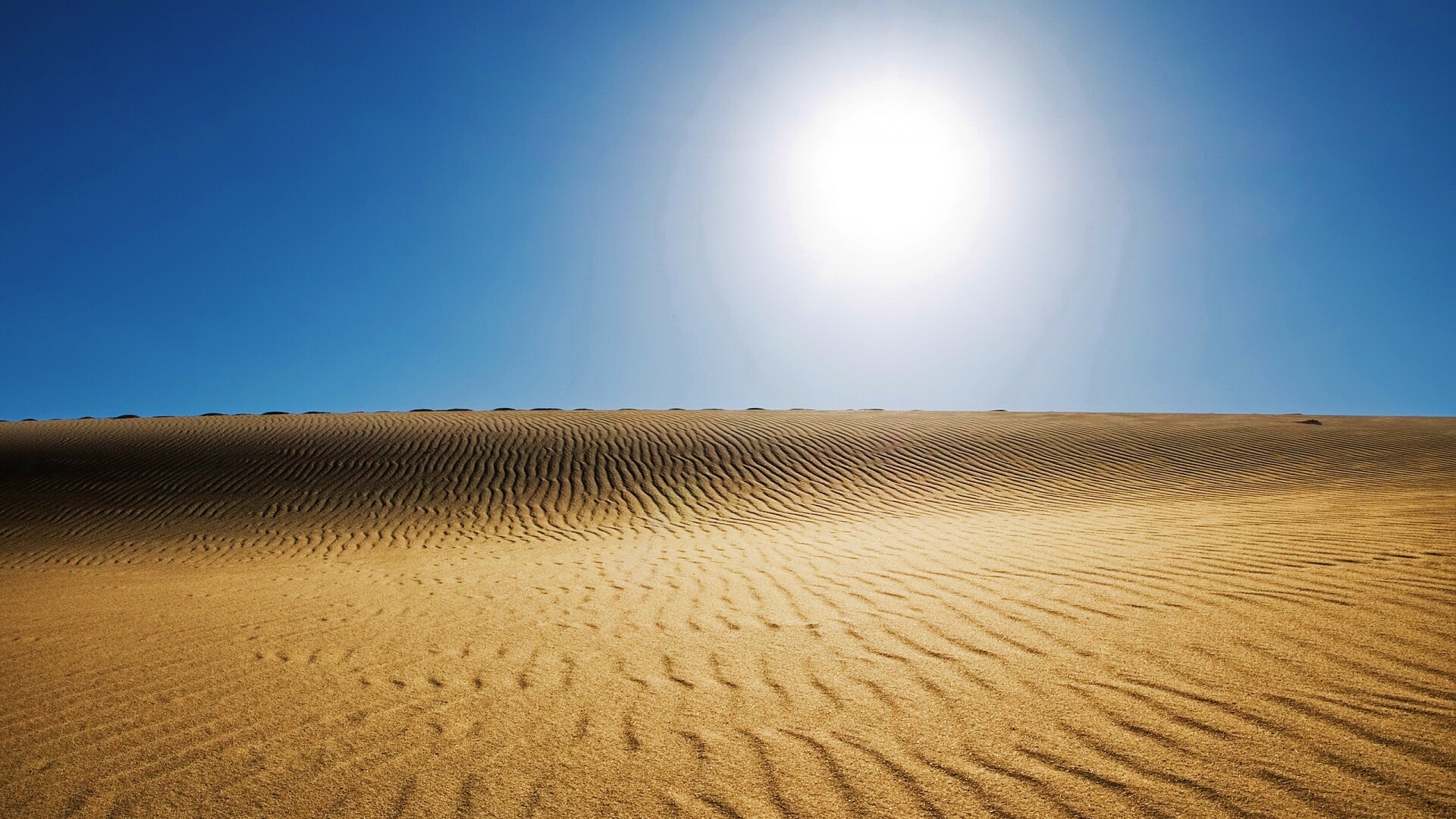 Пустыня до горизонта обои