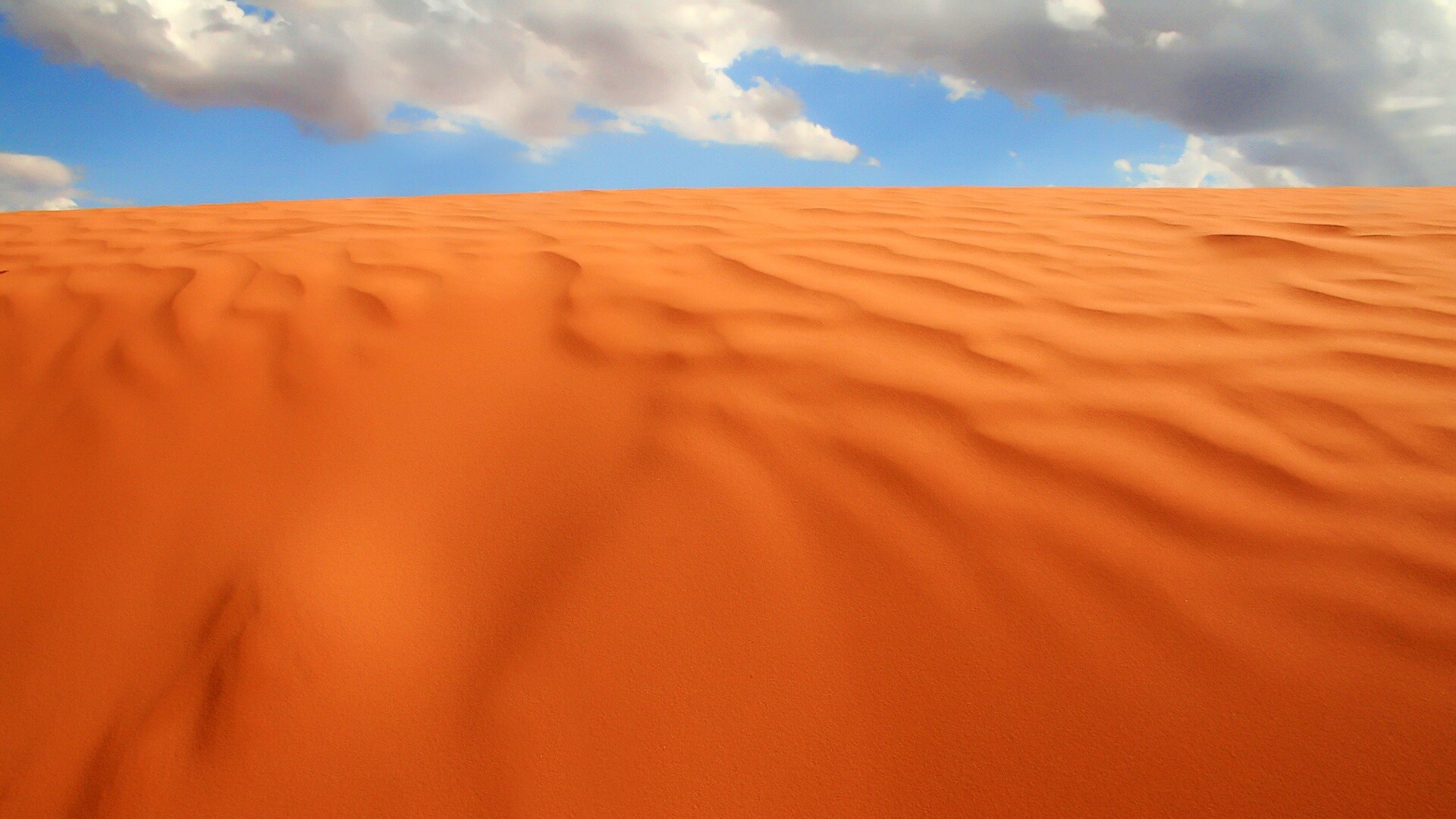 Оранжевые пески пустыни обои