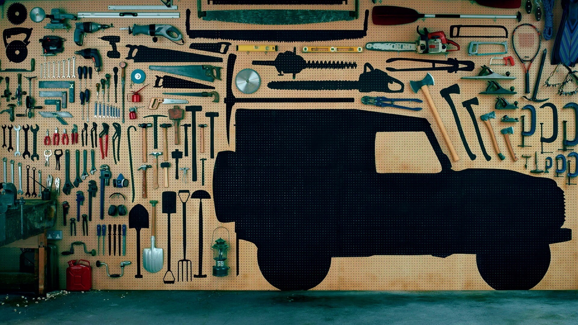 Типичный гараж обои