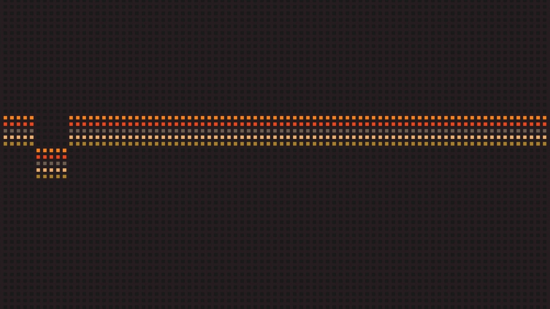 Пиксельная радуга обои