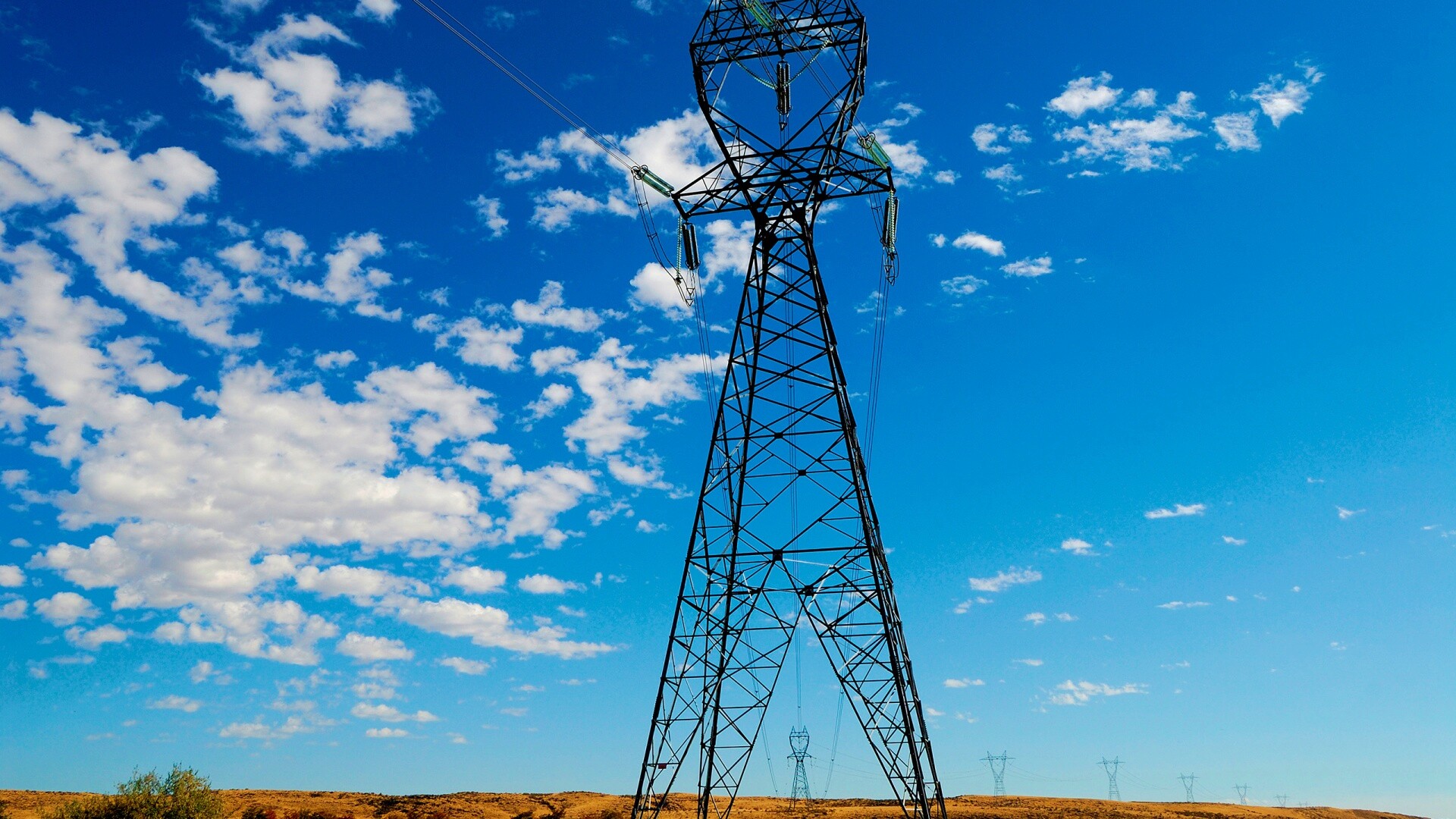 Линии электро передач обои