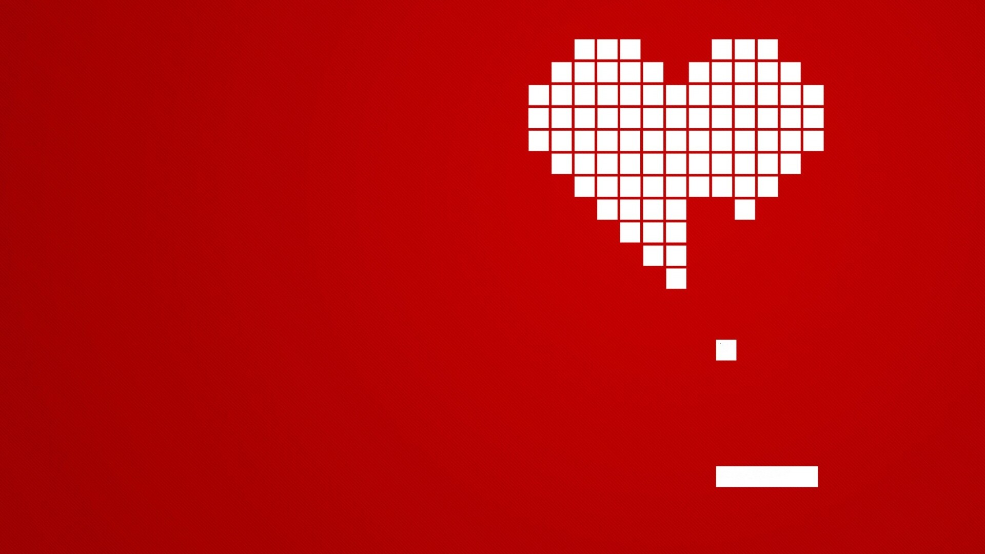 Уровень в виде сердца обои