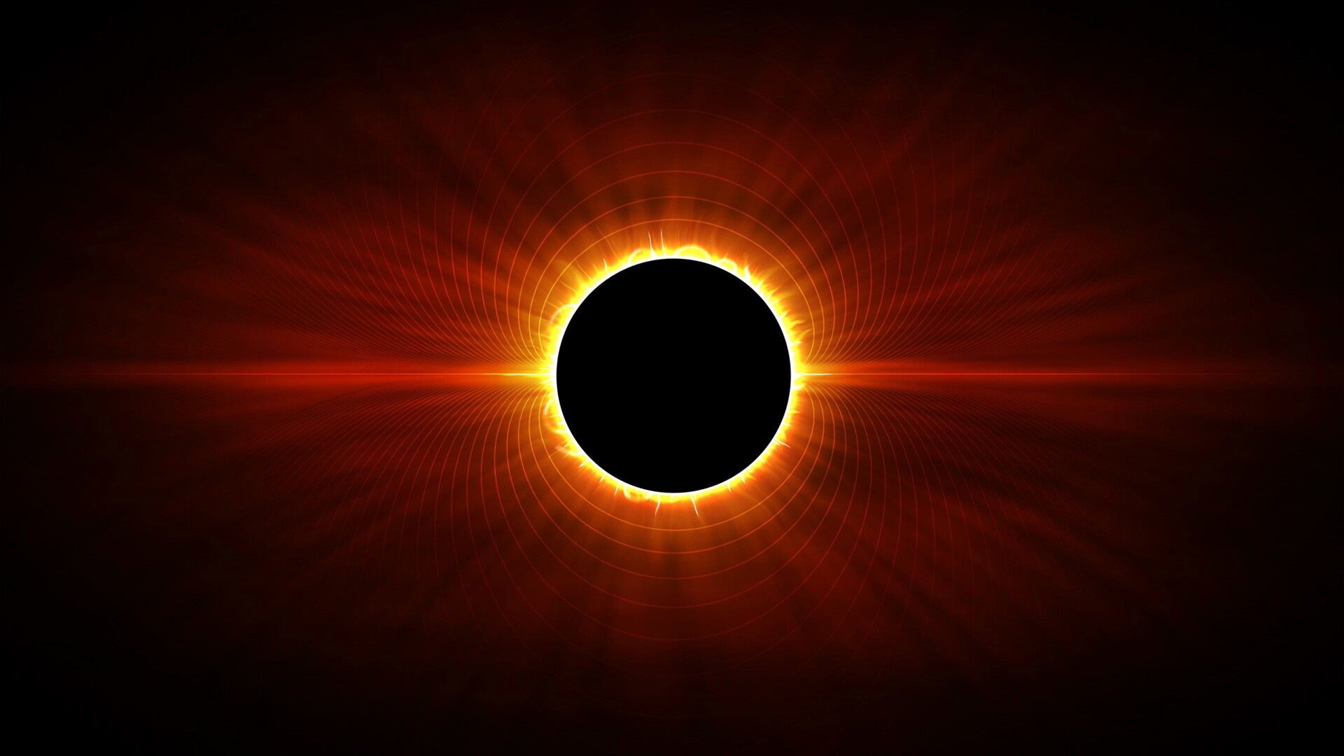 Солнецное затмение обои