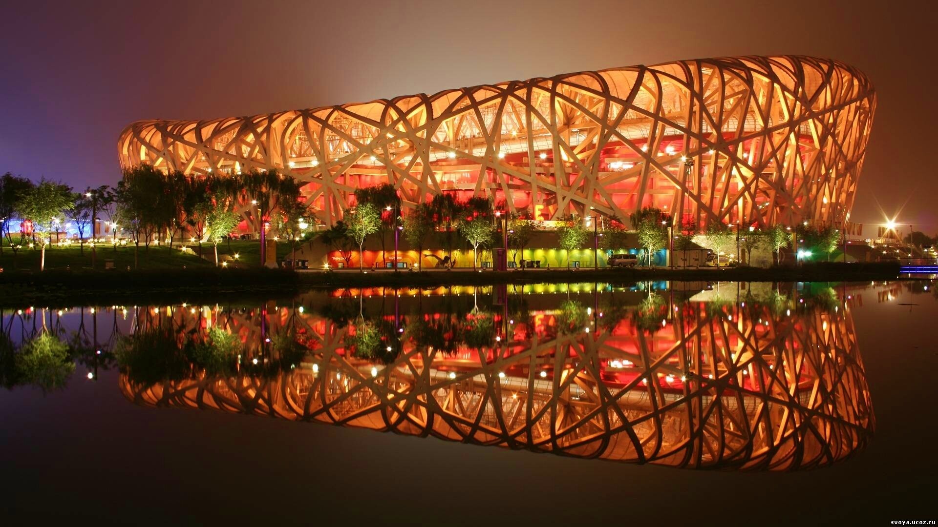 Олимпийский стадион Birds Nest обои