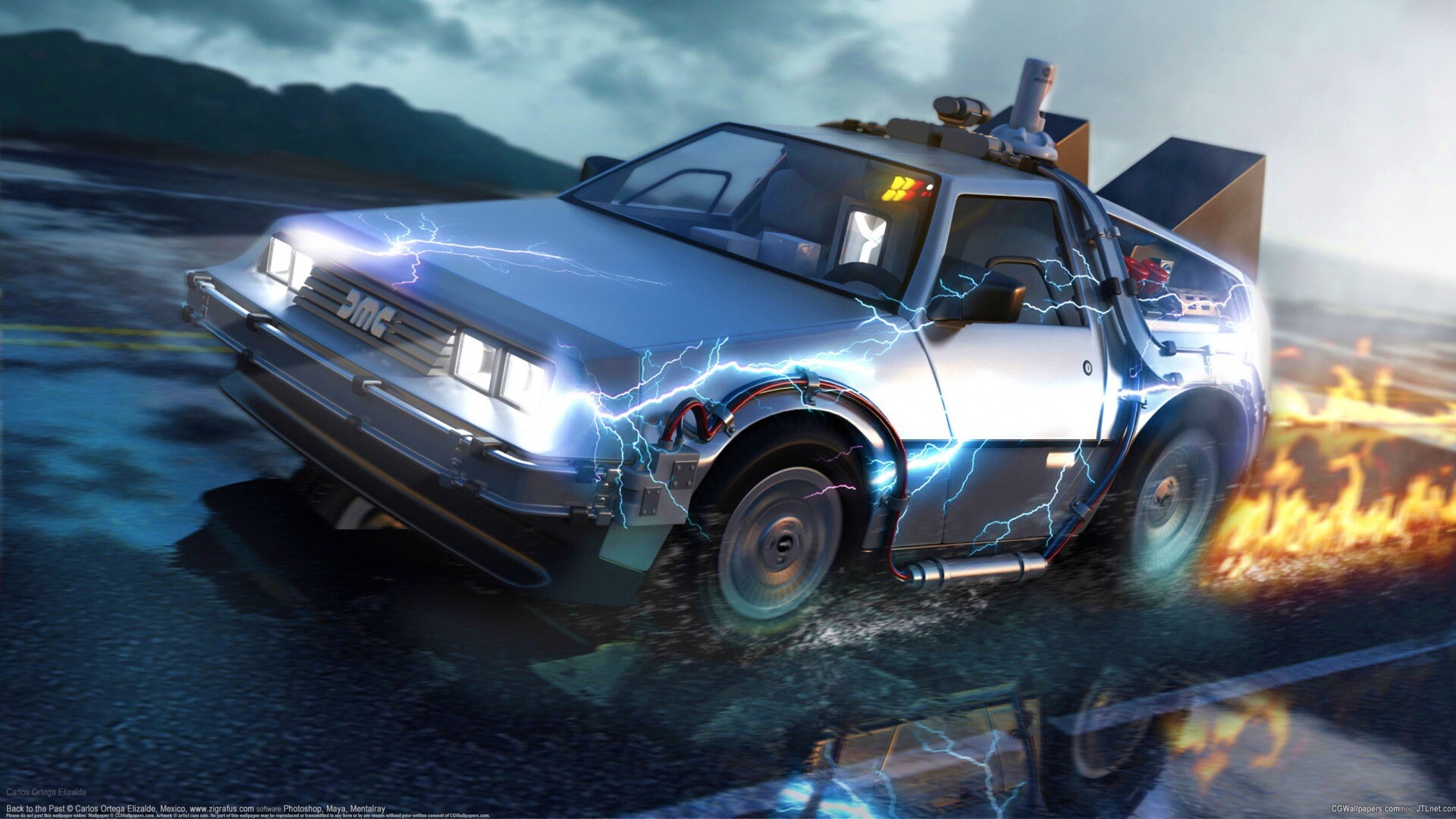 Машина времени обои