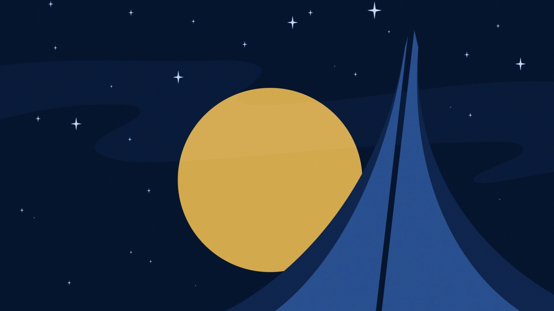 Полная луна обои