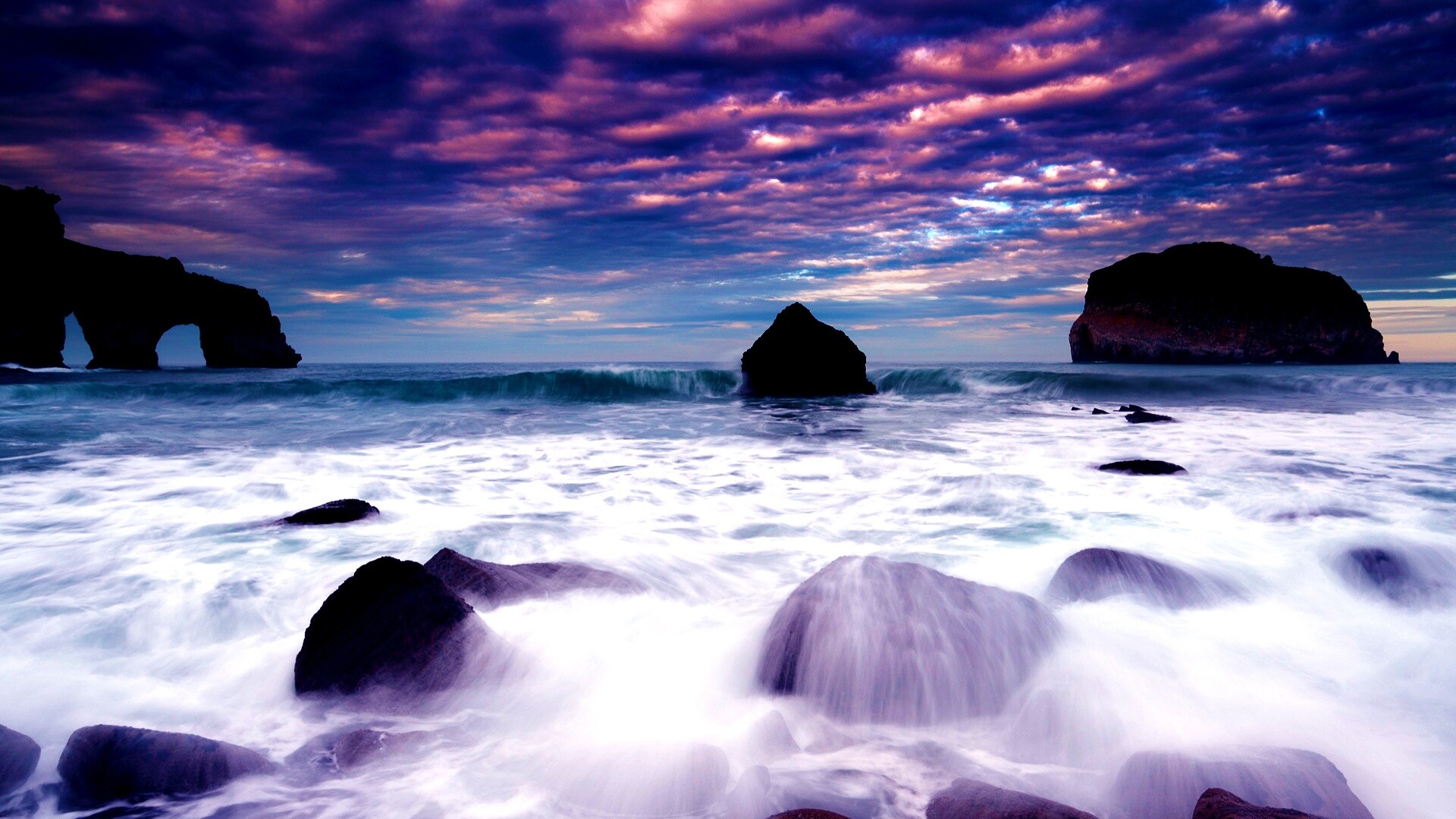 Волнующееся море обои