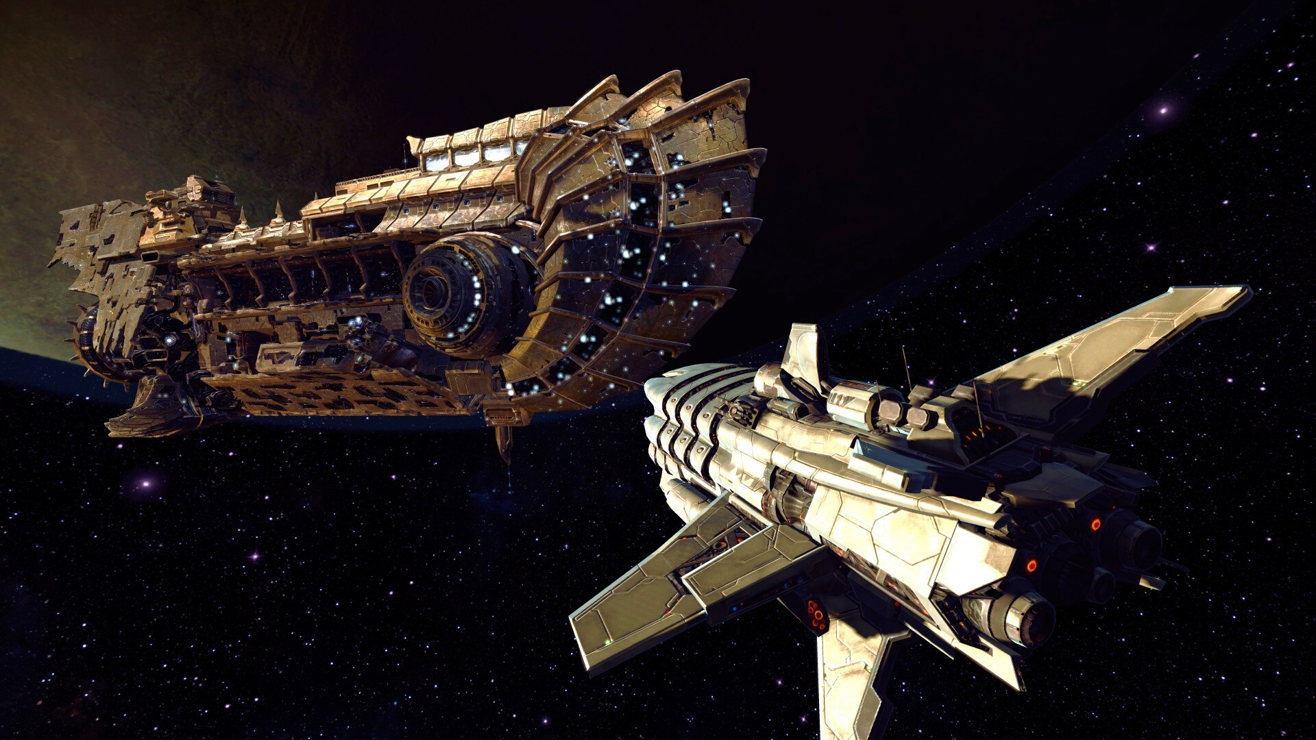 Космические корабли обои