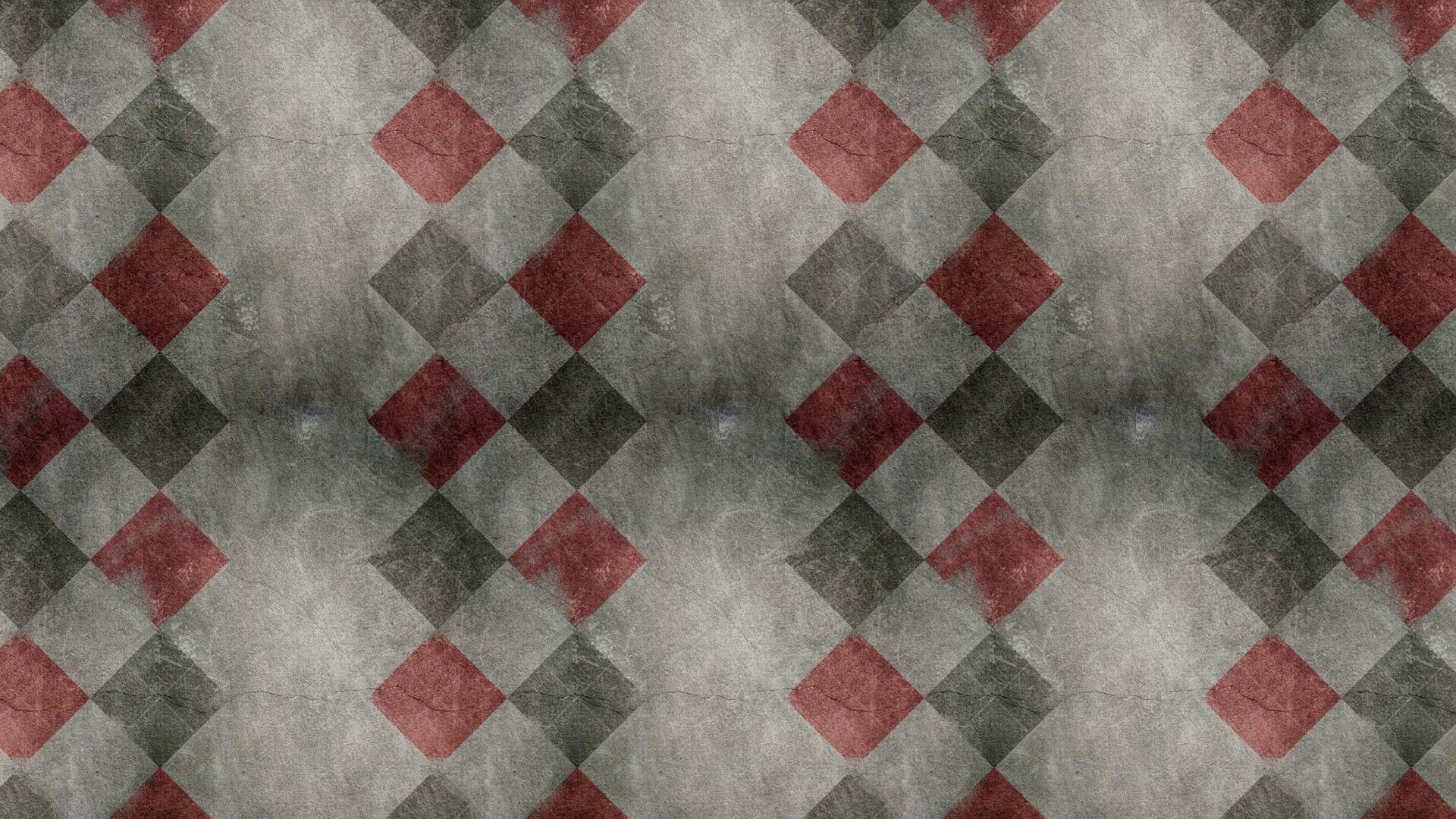 Клетчатый пол обои