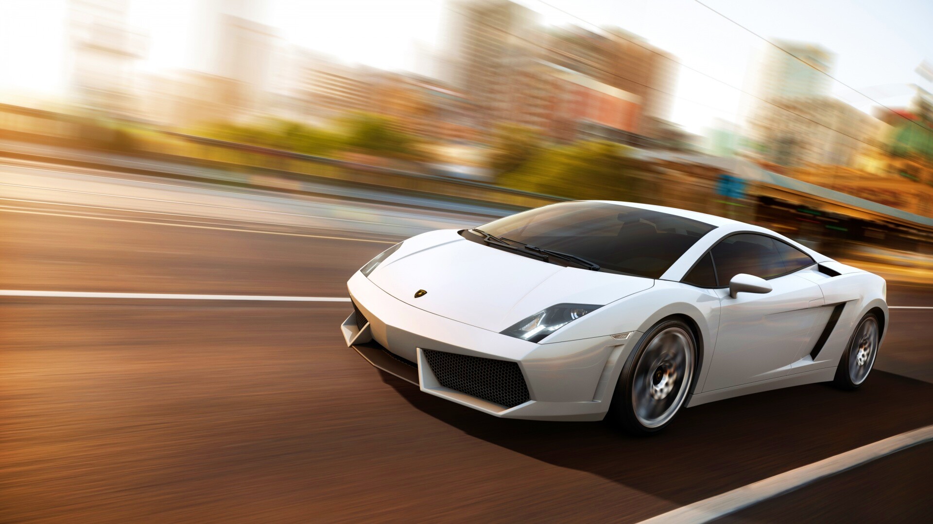 Серый Ламборджини обои