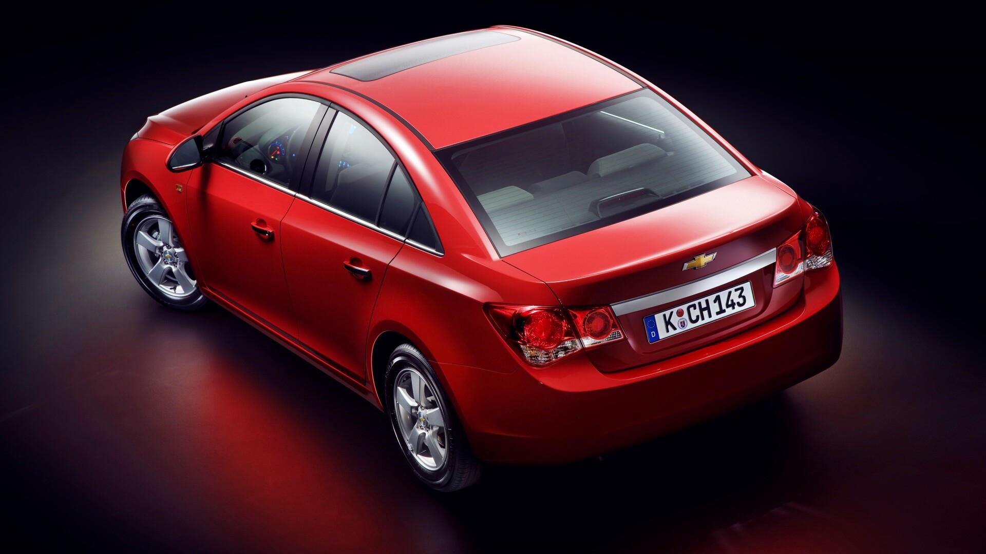 Шевроле Cruze красного цвета обои