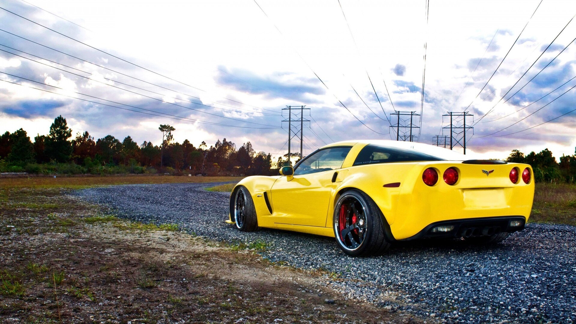 Chevrolet corvette обои