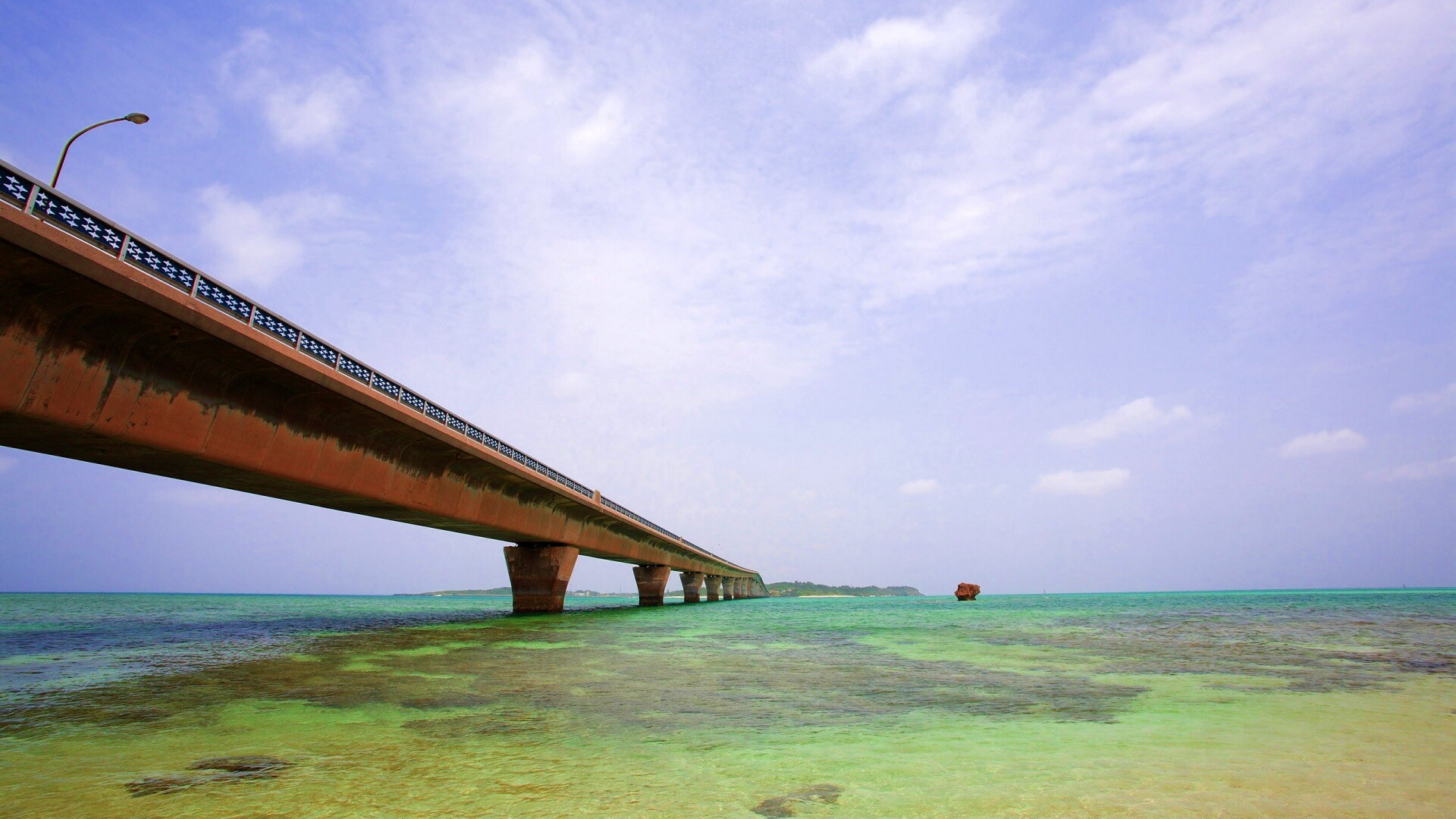 Мост до острова обои