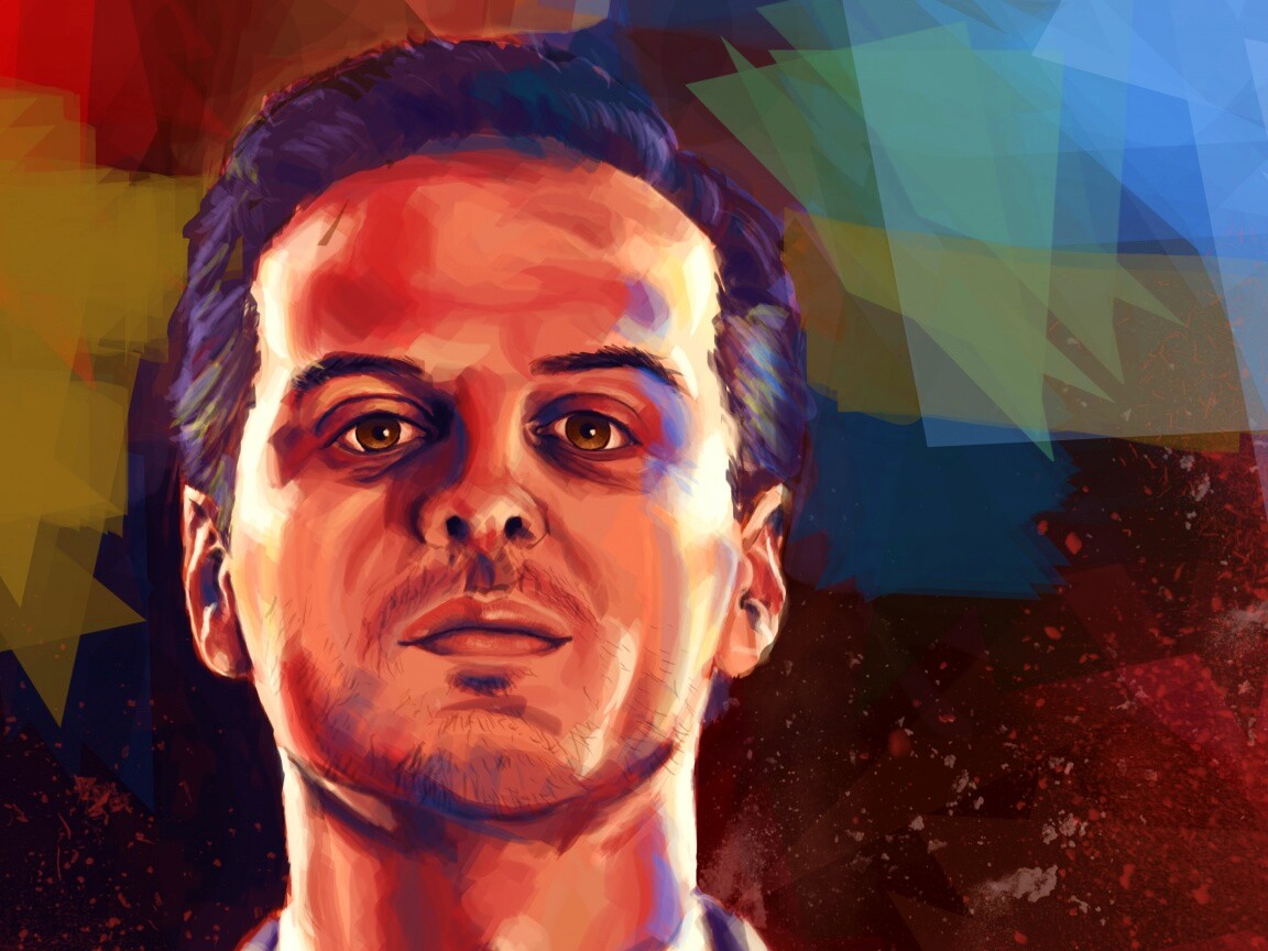 Портрет Джима Мориарти обои